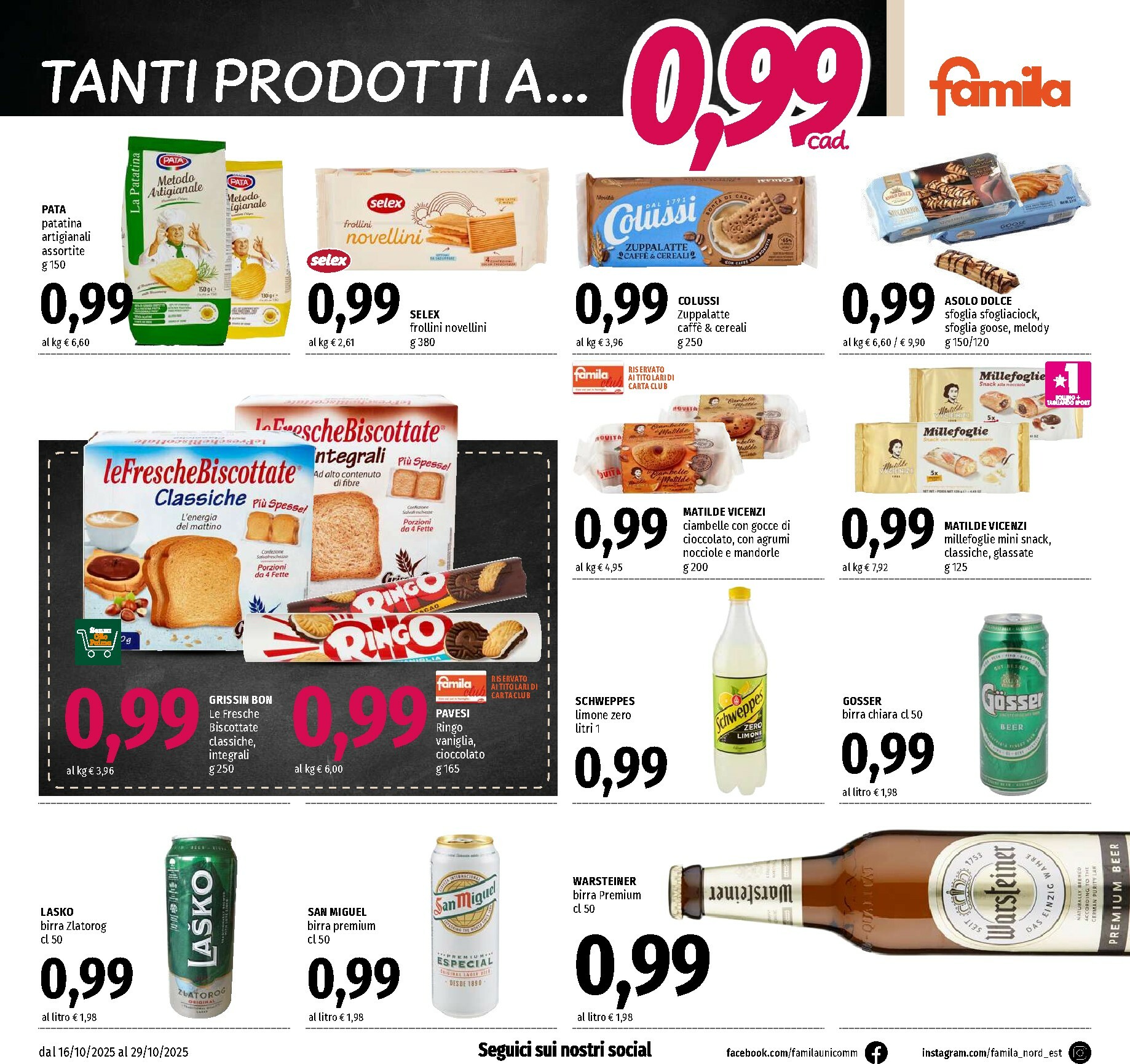 famila - Volantino Famila - Tanti prodottia valido dal 16/10 al 29/10 - page: 4