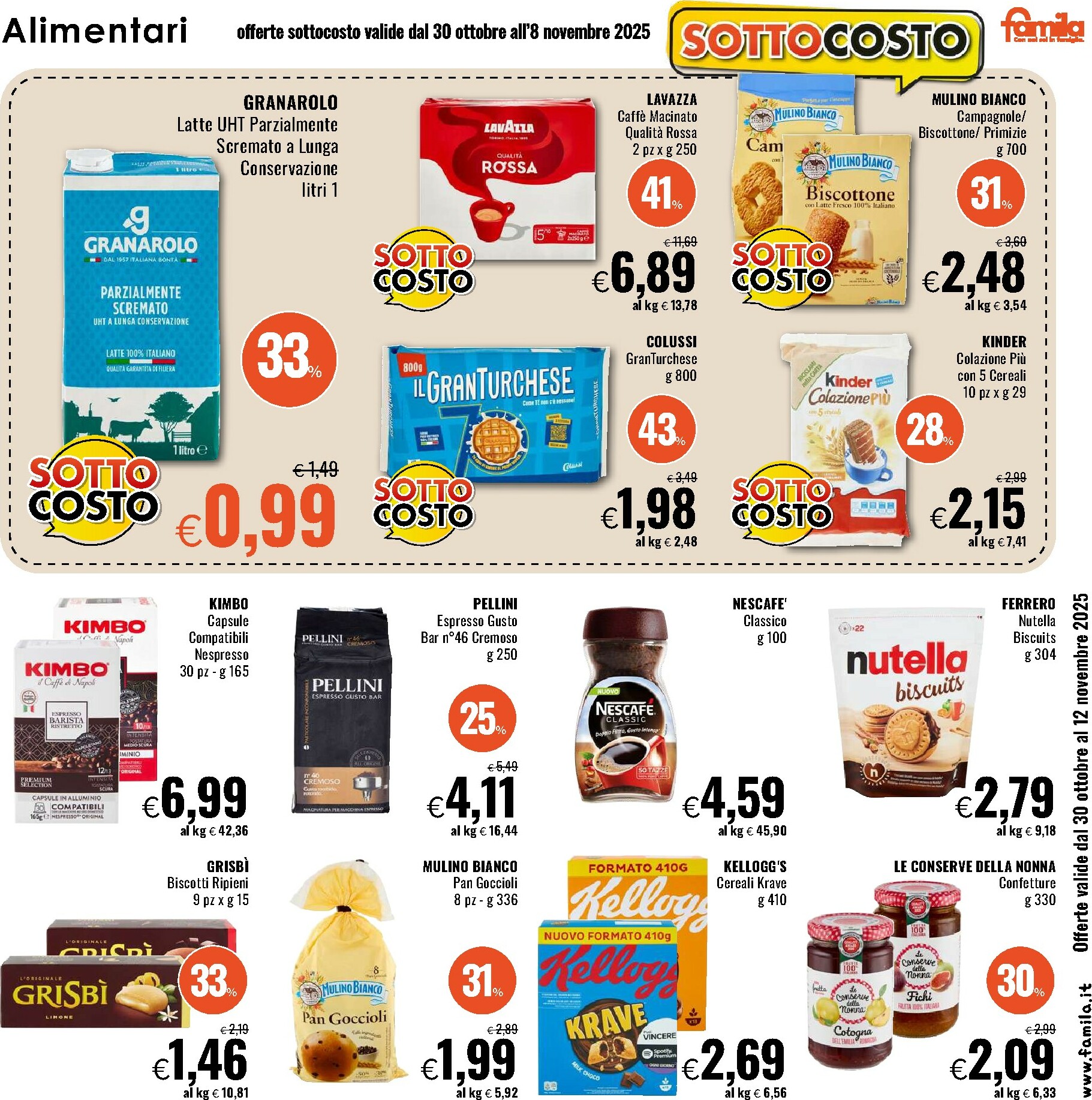 famila - Volantino Famila valido dal 30/10 al 12/11 - page: 5