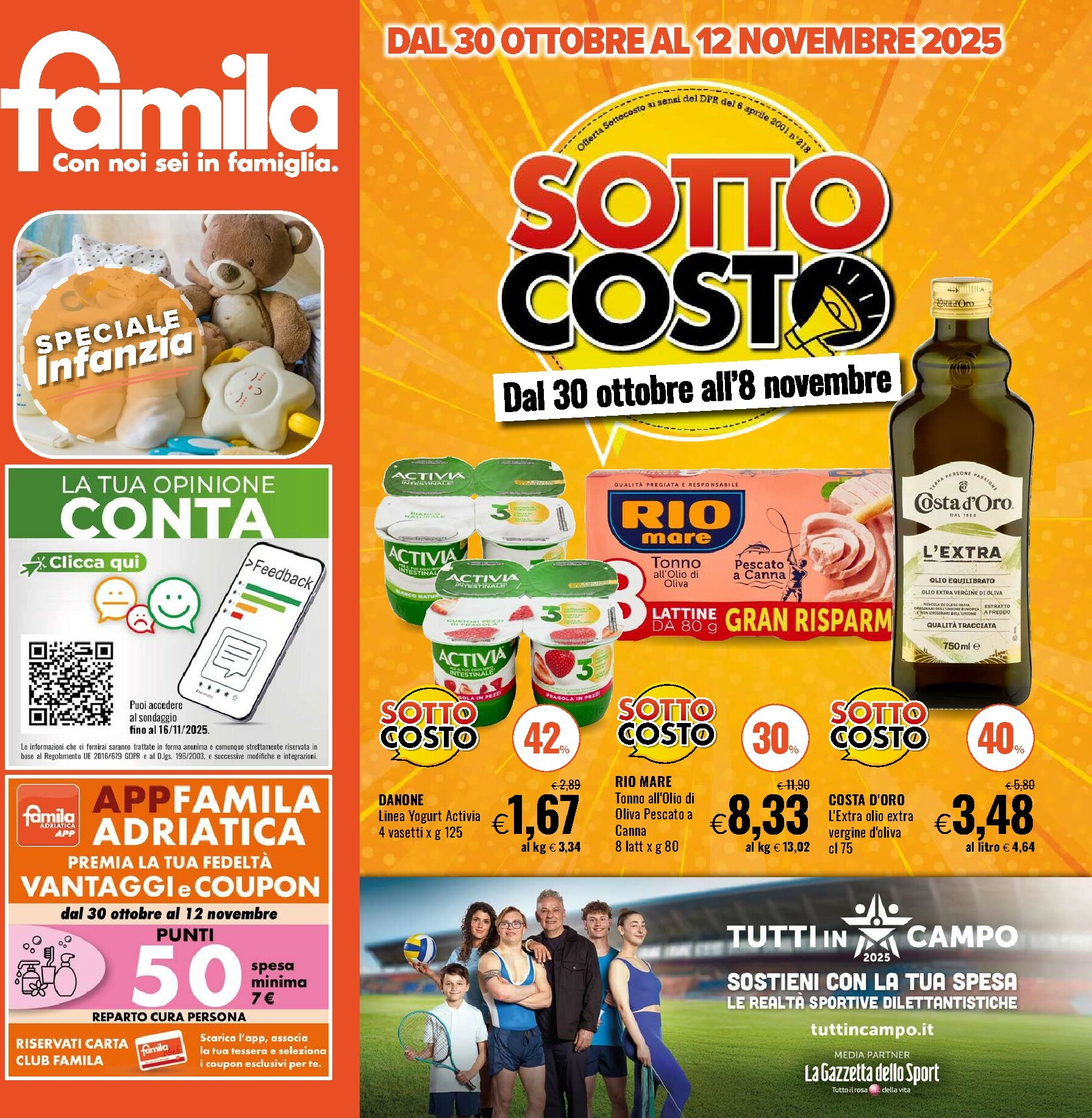 famila - Volantino Famila valido dal 30/10 al 12/11