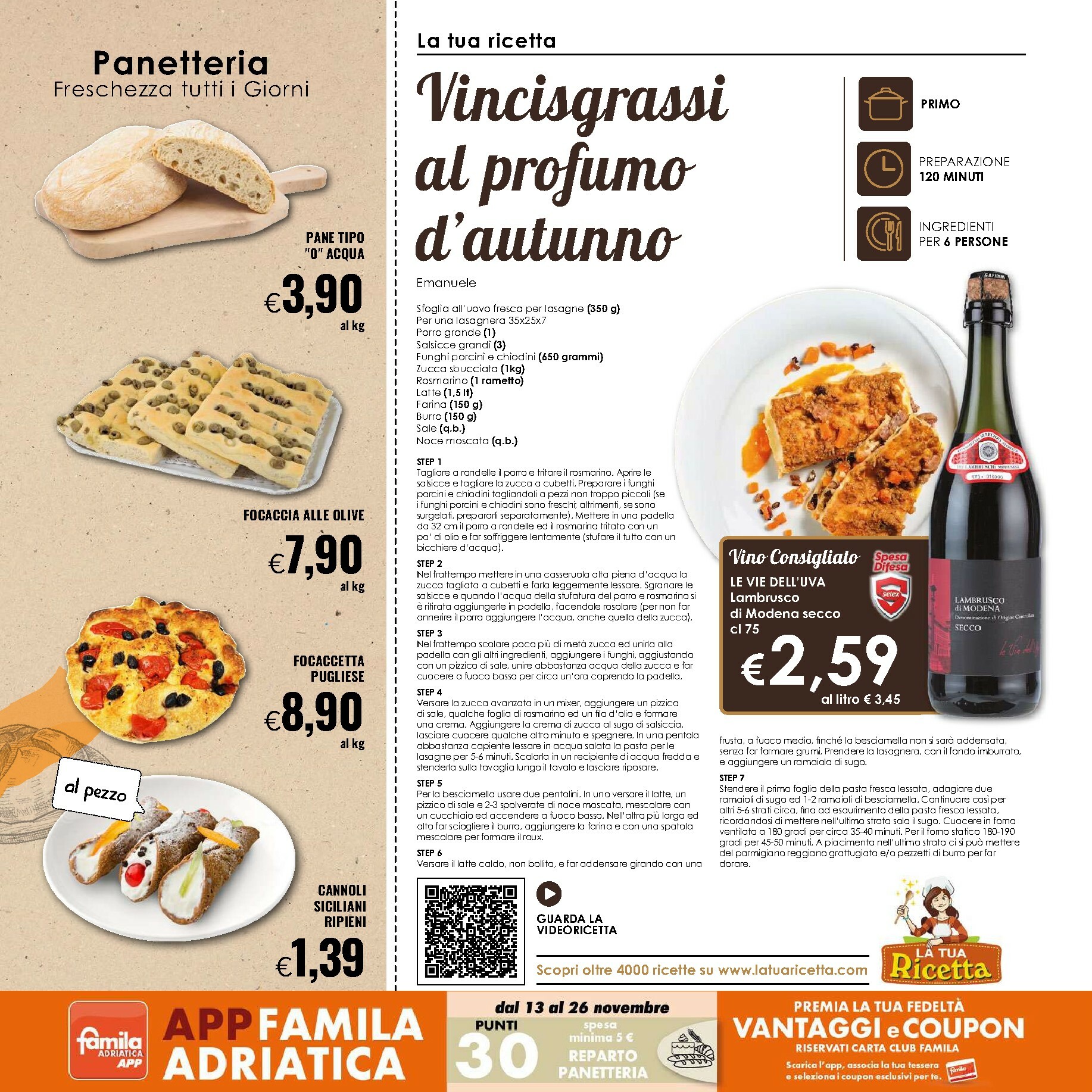 famila - Volantino Famila valido dal 13/11 al 26/11 - page: 6