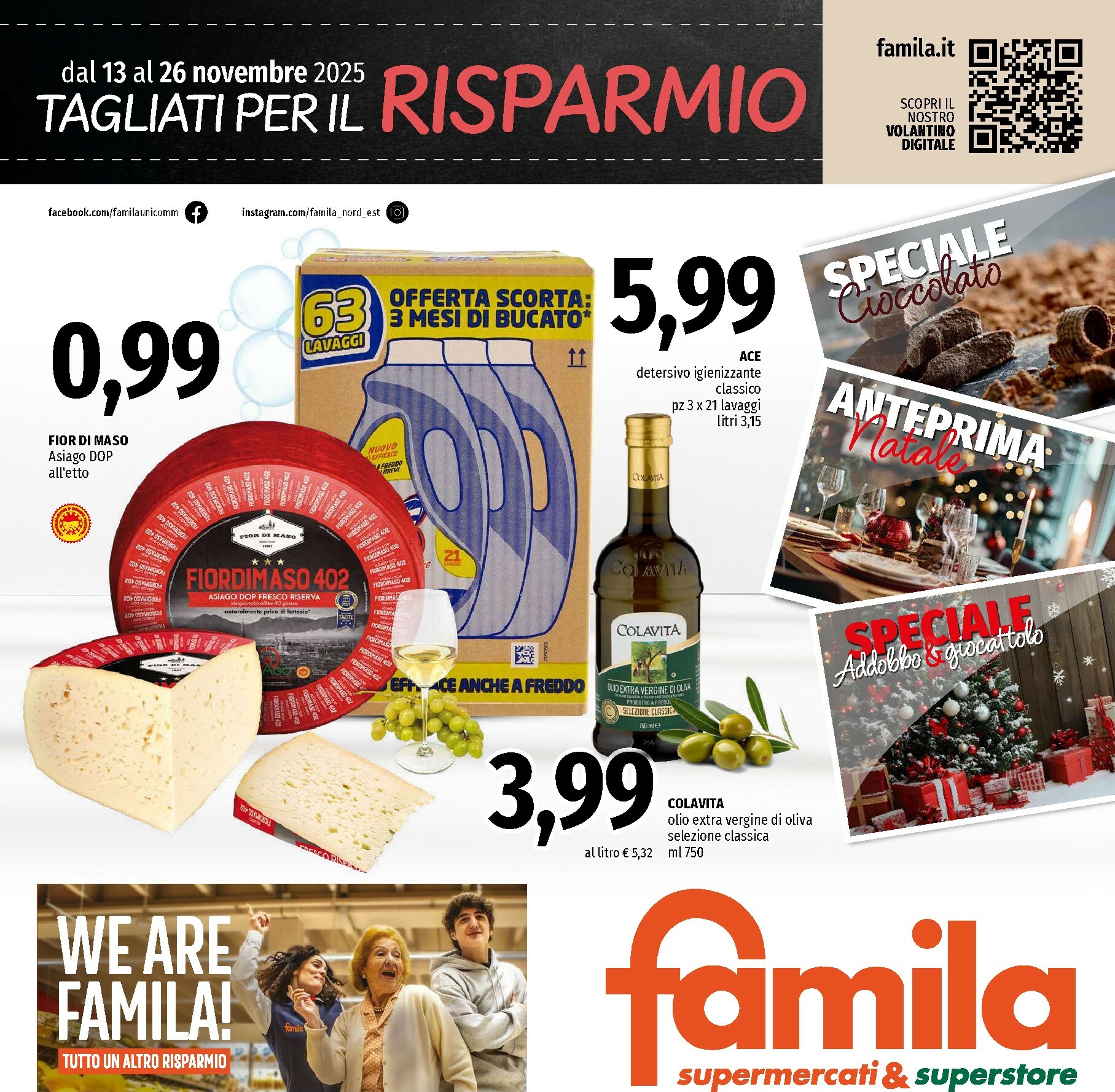 famila - Volantino Famila - Supermercati & Superstore valido dal 13/11 al 26/11