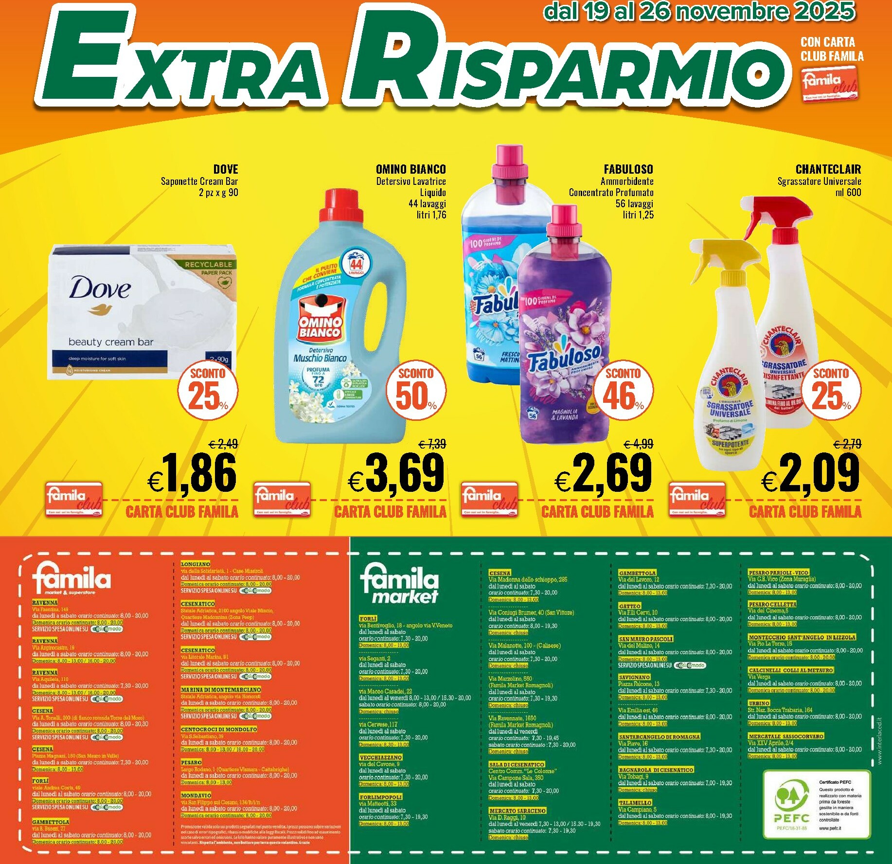 famila - Volantino Famila - Extra Risparmio valido dal 19/11 al 26/11 - page: 4