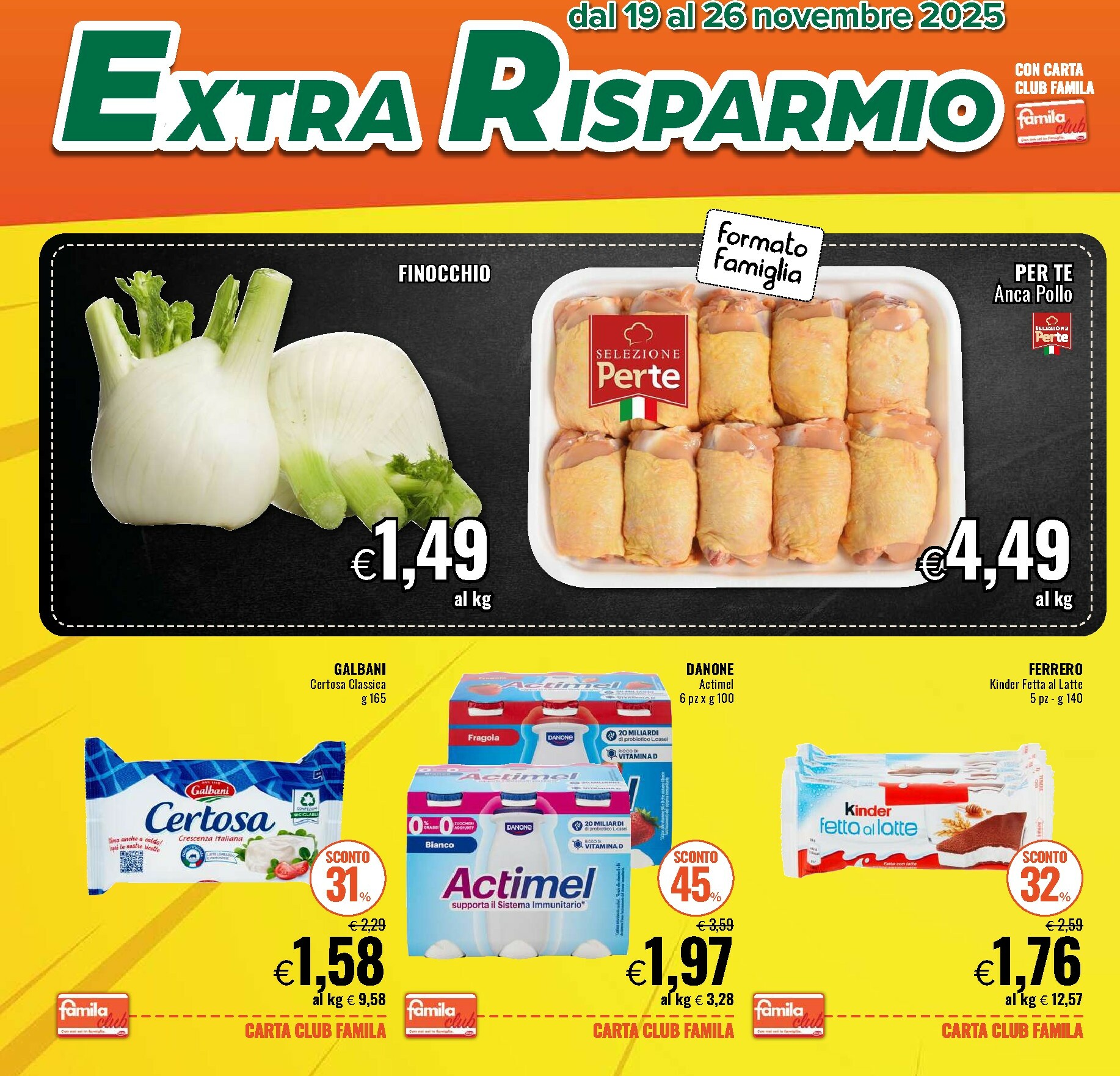 famila - Volantino Famila - Extra Risparmio valido dal 19/11 al 26/11 - page: 2