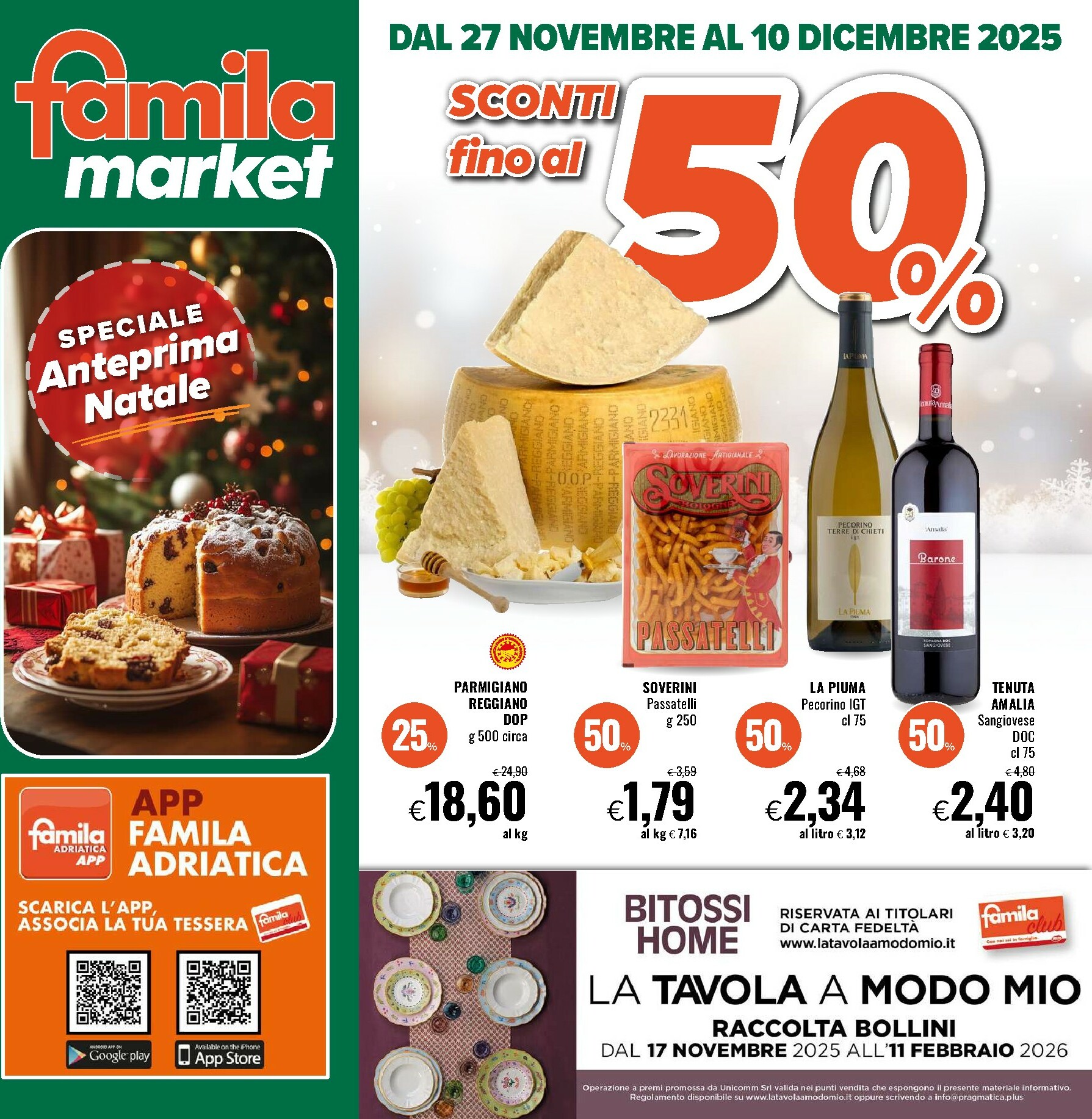 famila - Volantino Famila market valido dal 27/11 al 10/12