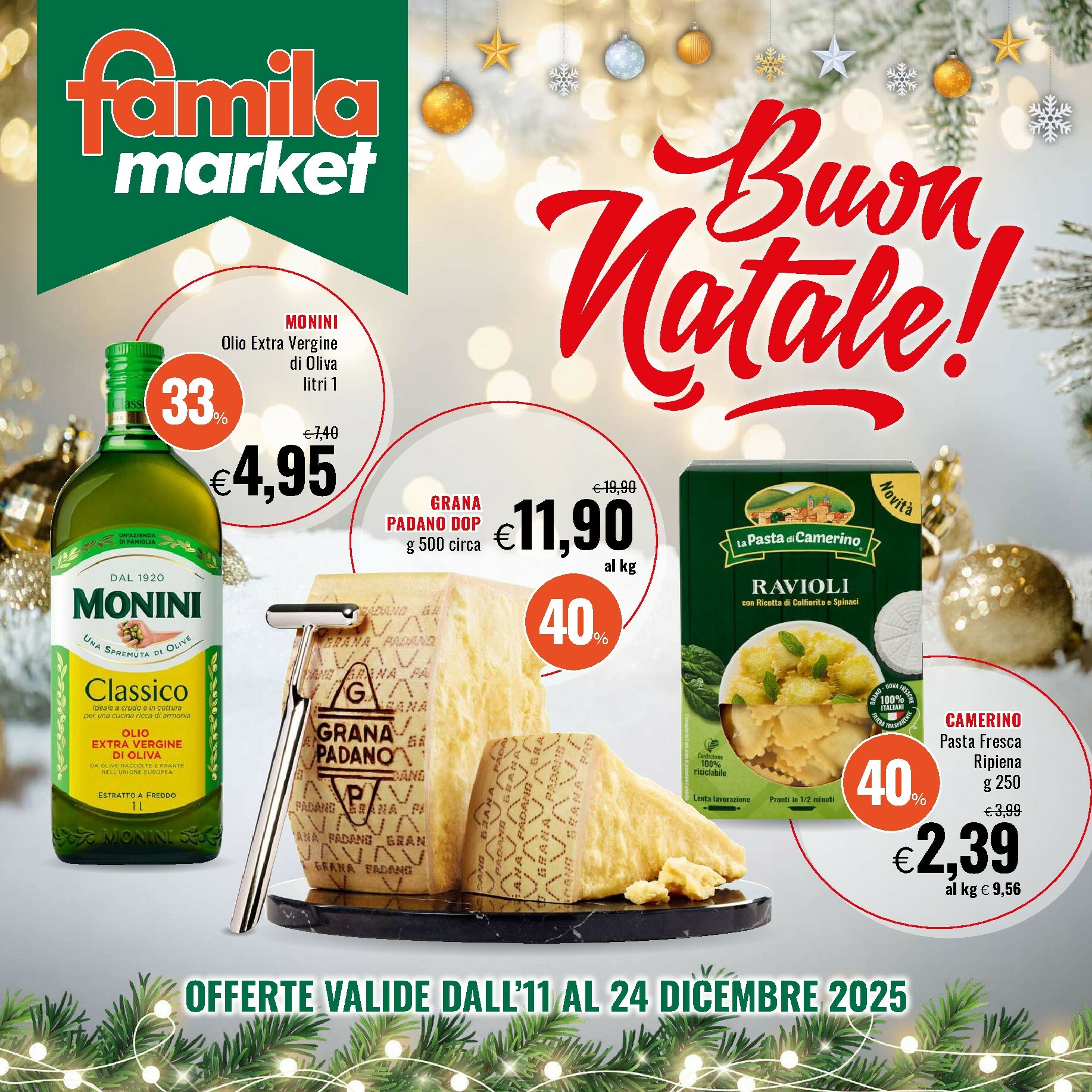 famila - Volantino Famila market valido dal 11/12 al 24/12