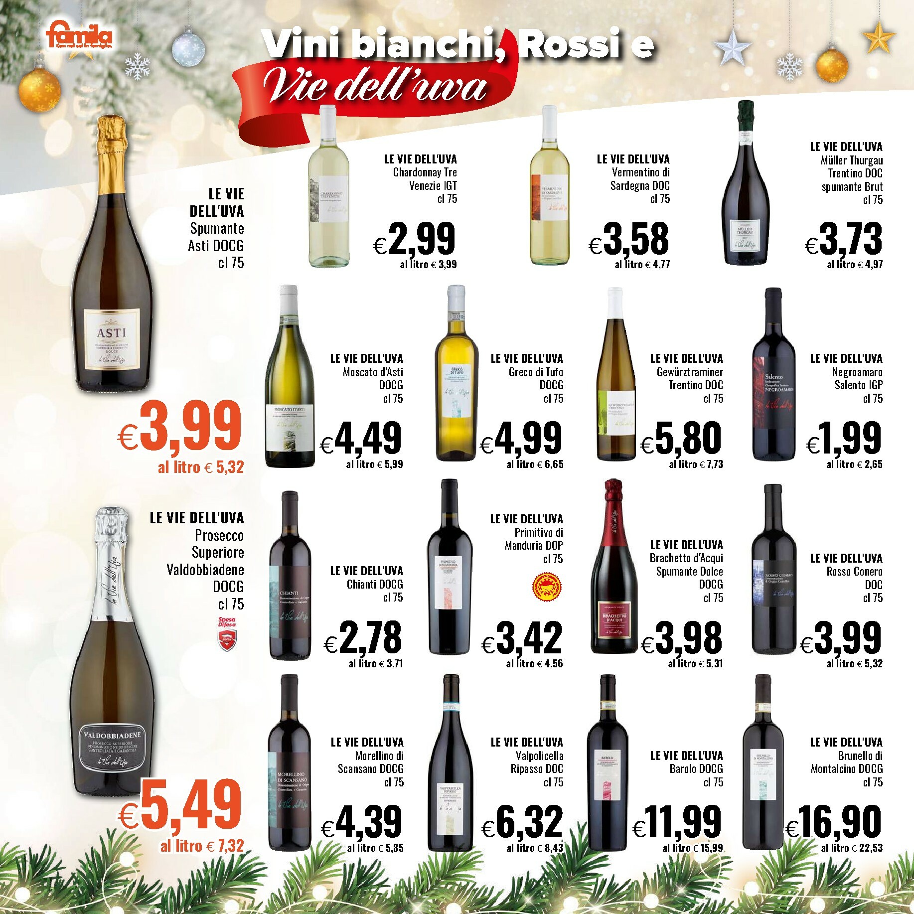 famila - Volantino Famila valido dal 11/12 al 24/12 - page: 16