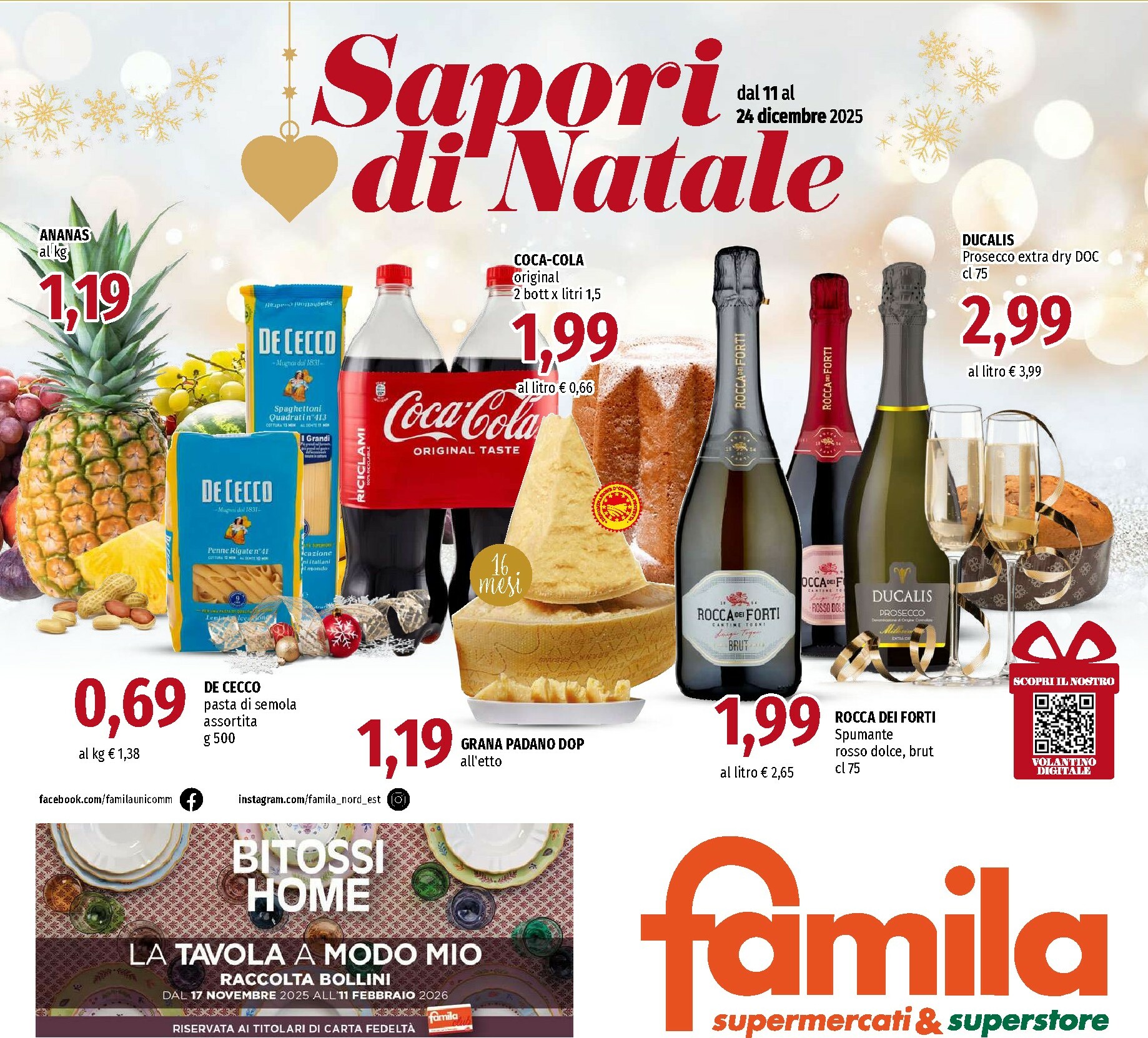 famila - Volantino Famila - Supermercati & Superstore valido dal 11/12 al 24/12