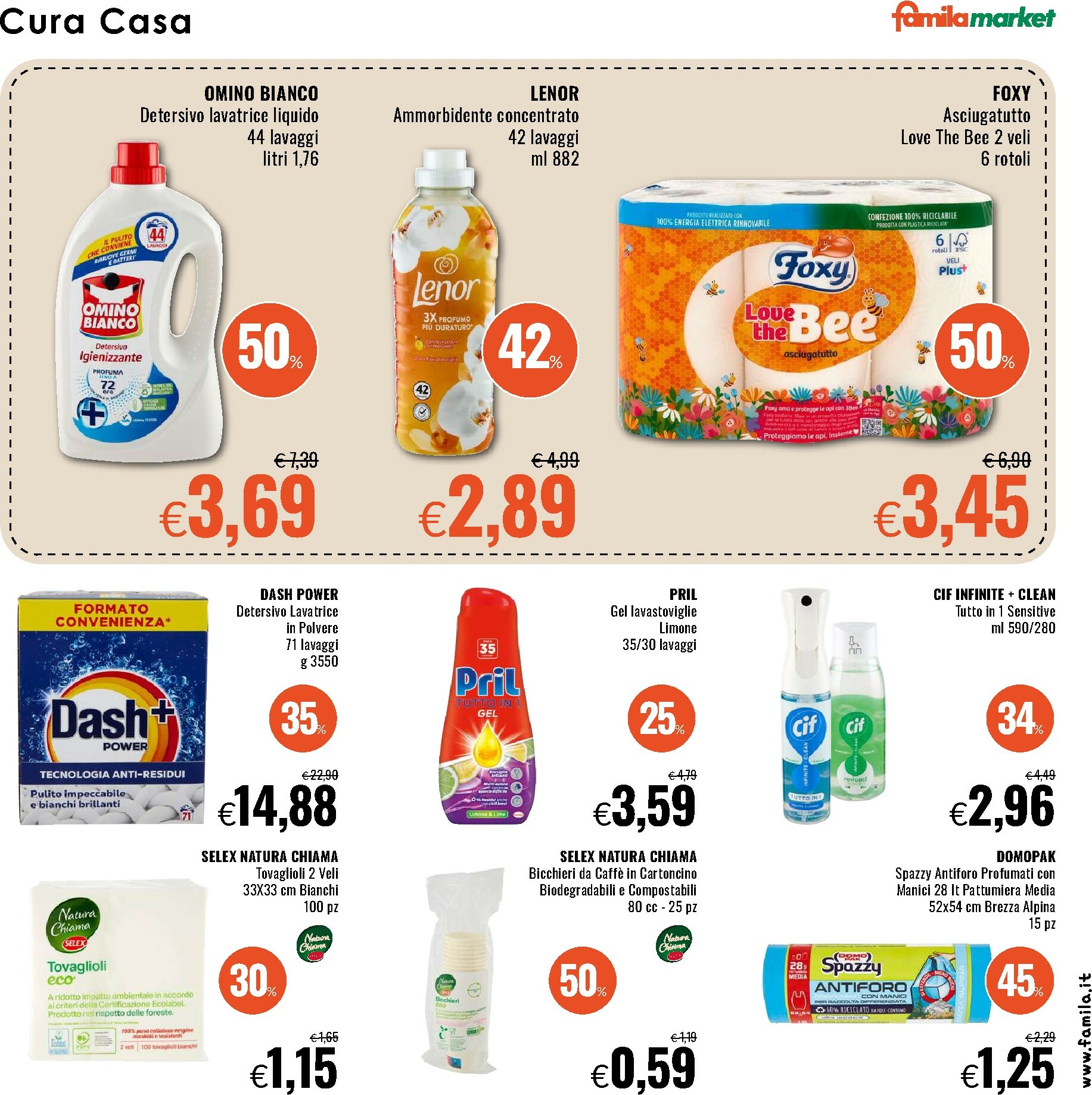 famila - Volantino Famila market - Forli, Cesena, Gatteo, Talamello, Gambettola,.. valido dal 22/01 al 04/02 - page: 19