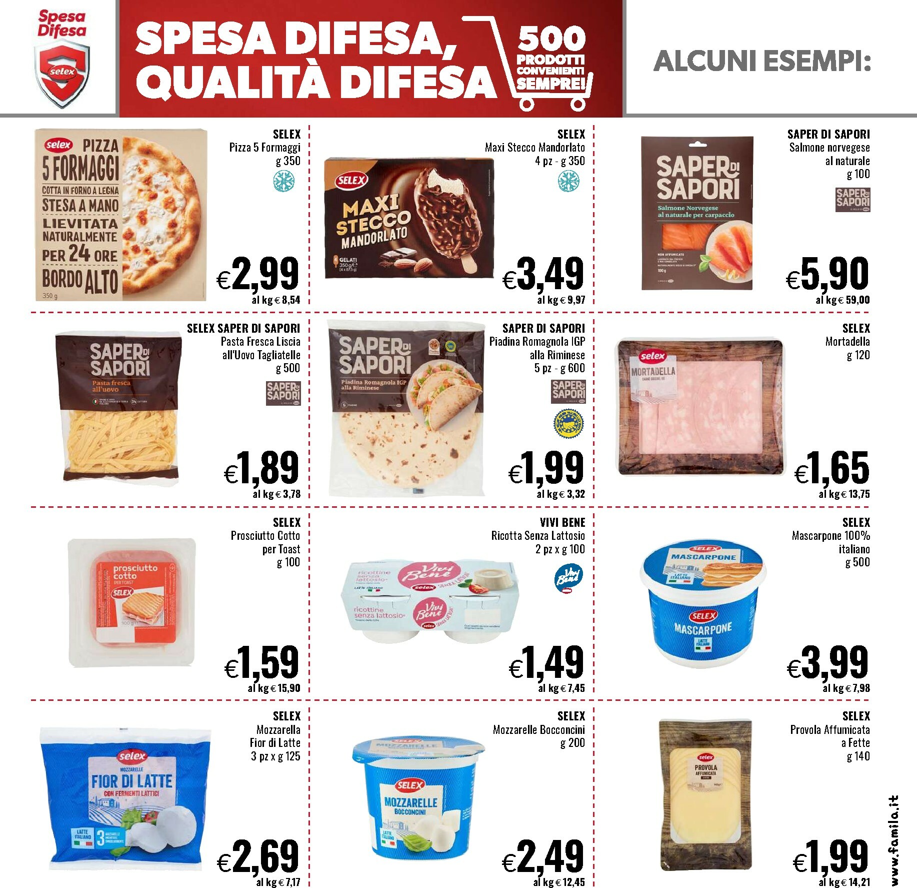 famila - Volantino Famila market - Forli, Cesena, Gatteo, Talamello, Gambettola,.. valido dal 22/01 al 04/02 - page: 21