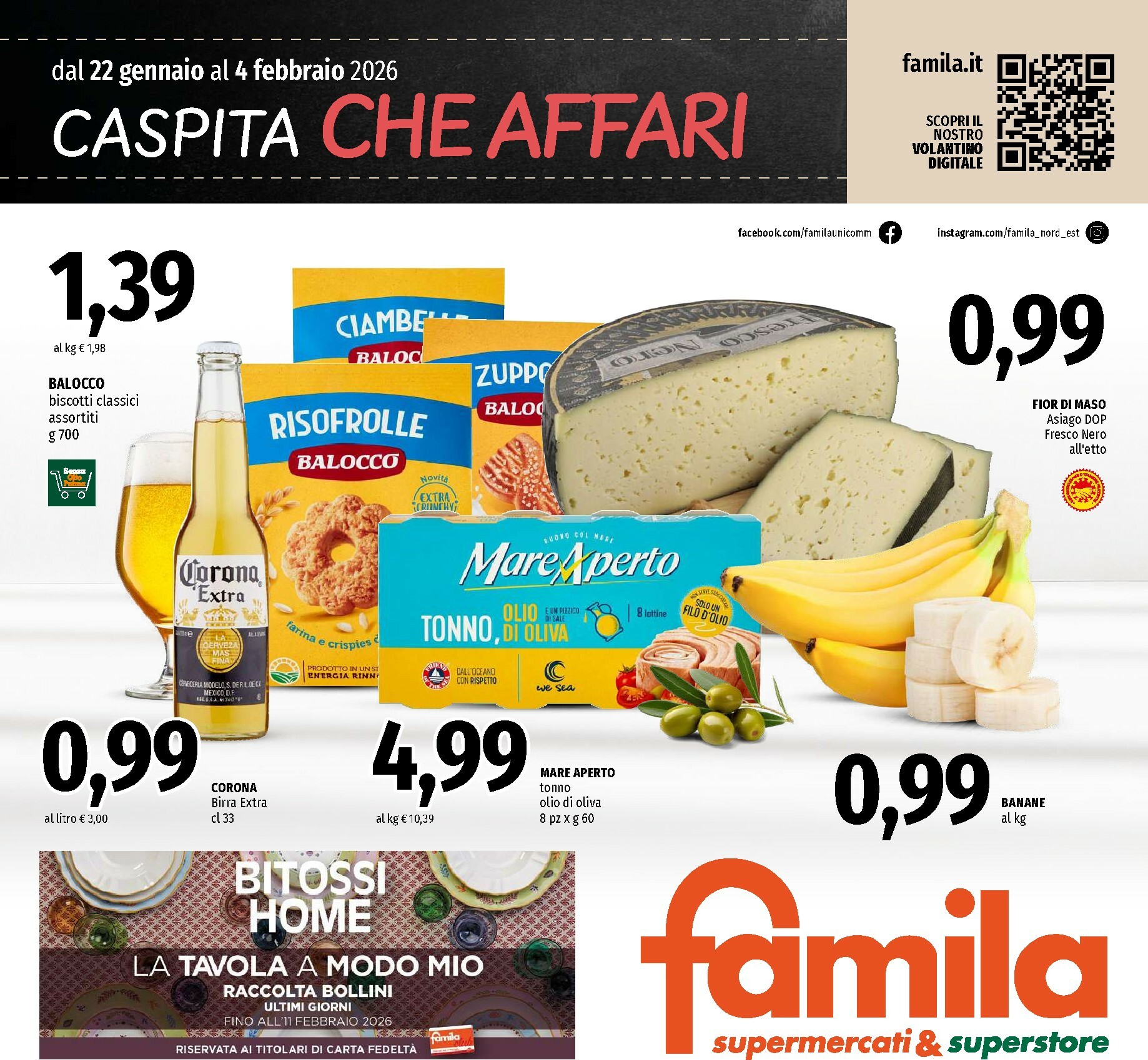 famila - Volantino Famila - Supermercati & Superstore valido dal 22/01 al 04/02