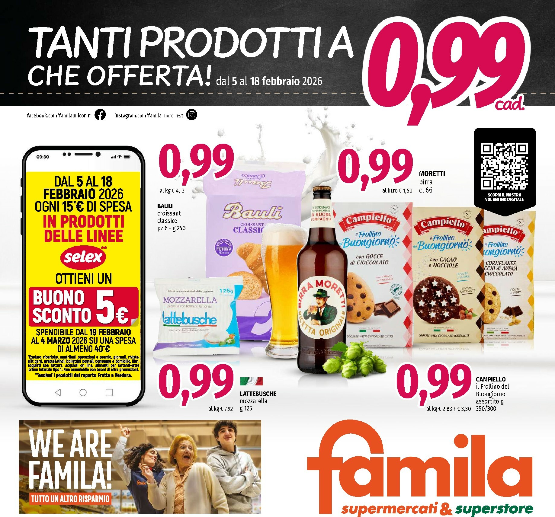 famila - Volantino Famila - Supermercati & Superstore valido dal 05/02/2026 al 18/02/2026