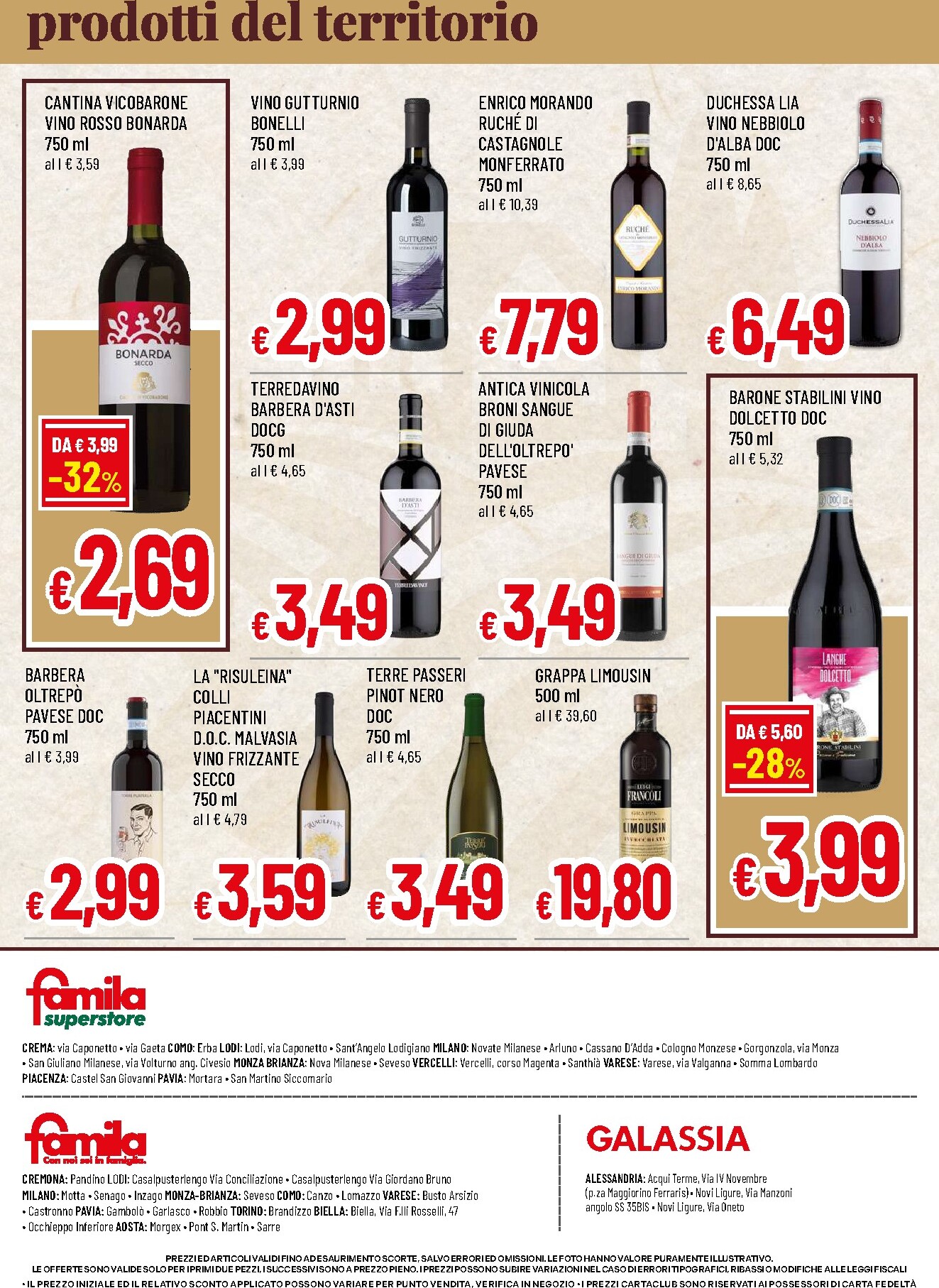 famila - Volantino Famila - Prodotti del territorio valido dal 02/03/2026 al 11/03/2026 - page: 4
