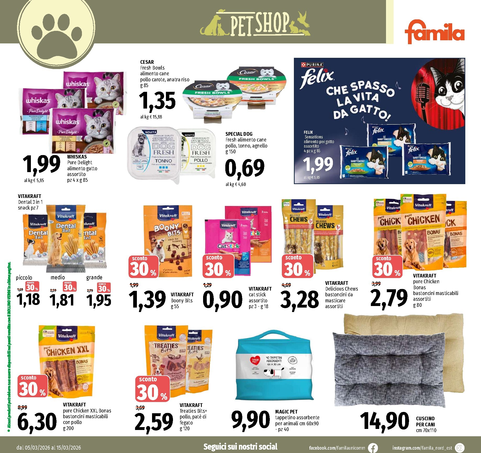 famila - Volantino Famila - Supermercati & Superstore valido dal 05/03/2026 al 15/03/2026 - page: 22