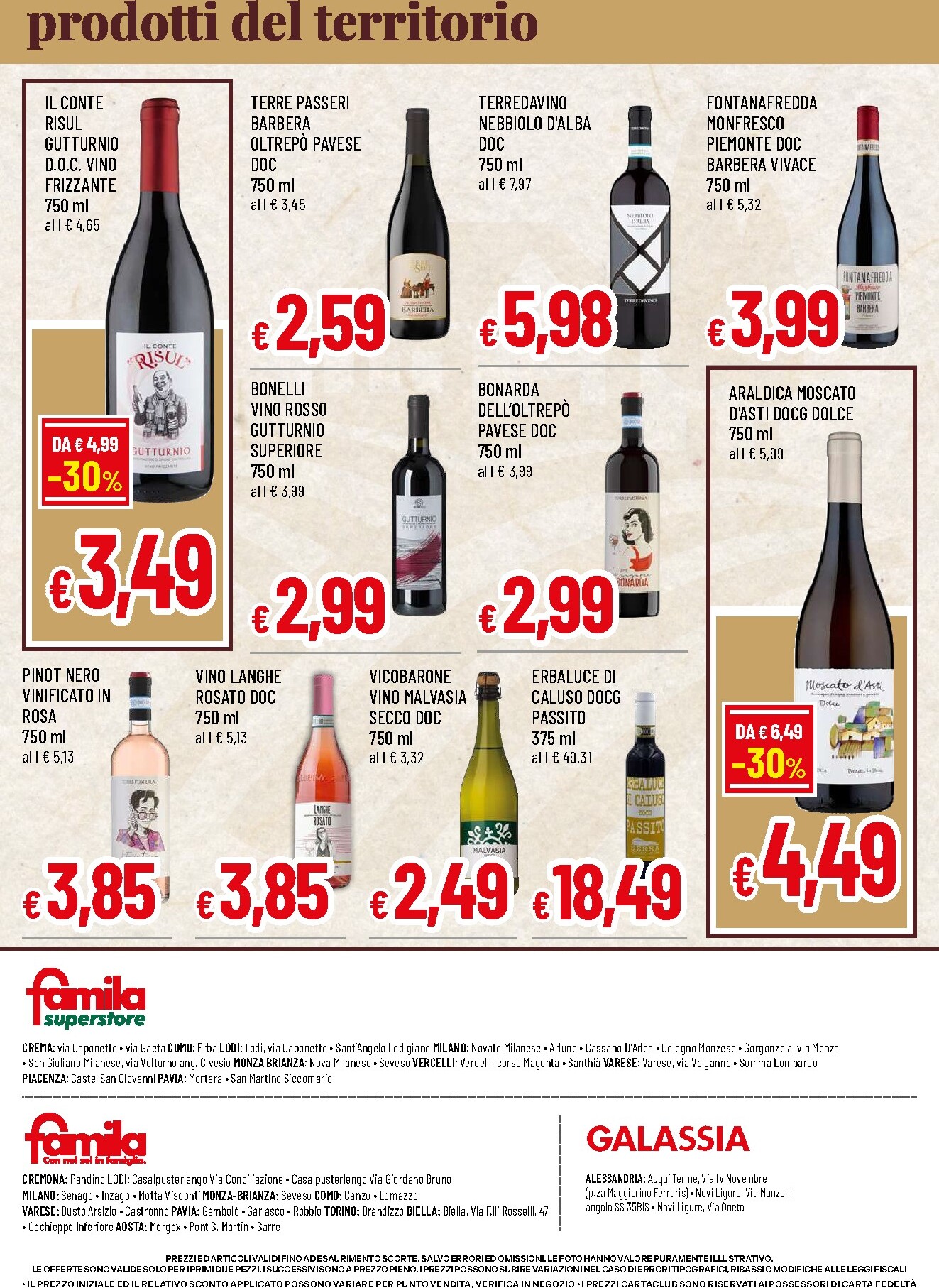 famila - Volantino Famila - Prodotti del territorio valido dal 23/03/2026 al 06/04/2026 - page: 4