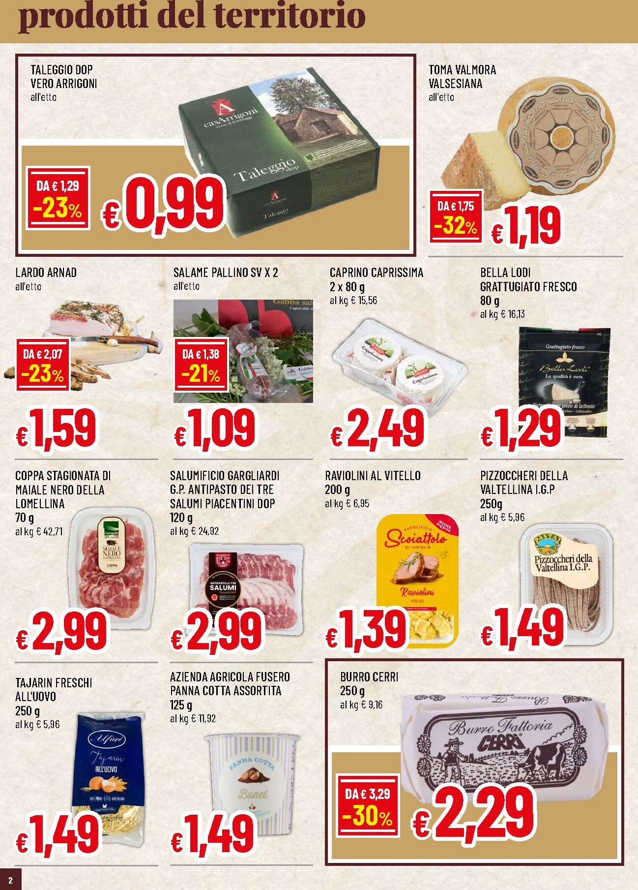 famila - Volantino Famila - Prodotti del territorio valido dal 23/03/2026 al 06/04/2026 - page: 2