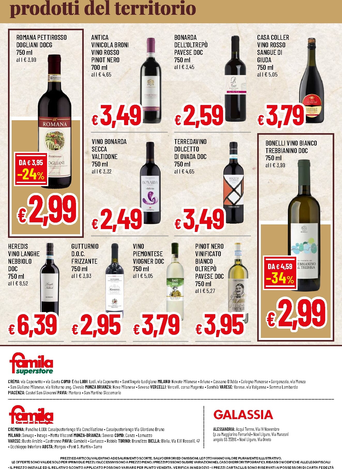 famila - Volantino attuale di Famila - Prodotti del territorio valido dal martedì 07/04/2026 al mercoledì 22/04/2026 - page: 4