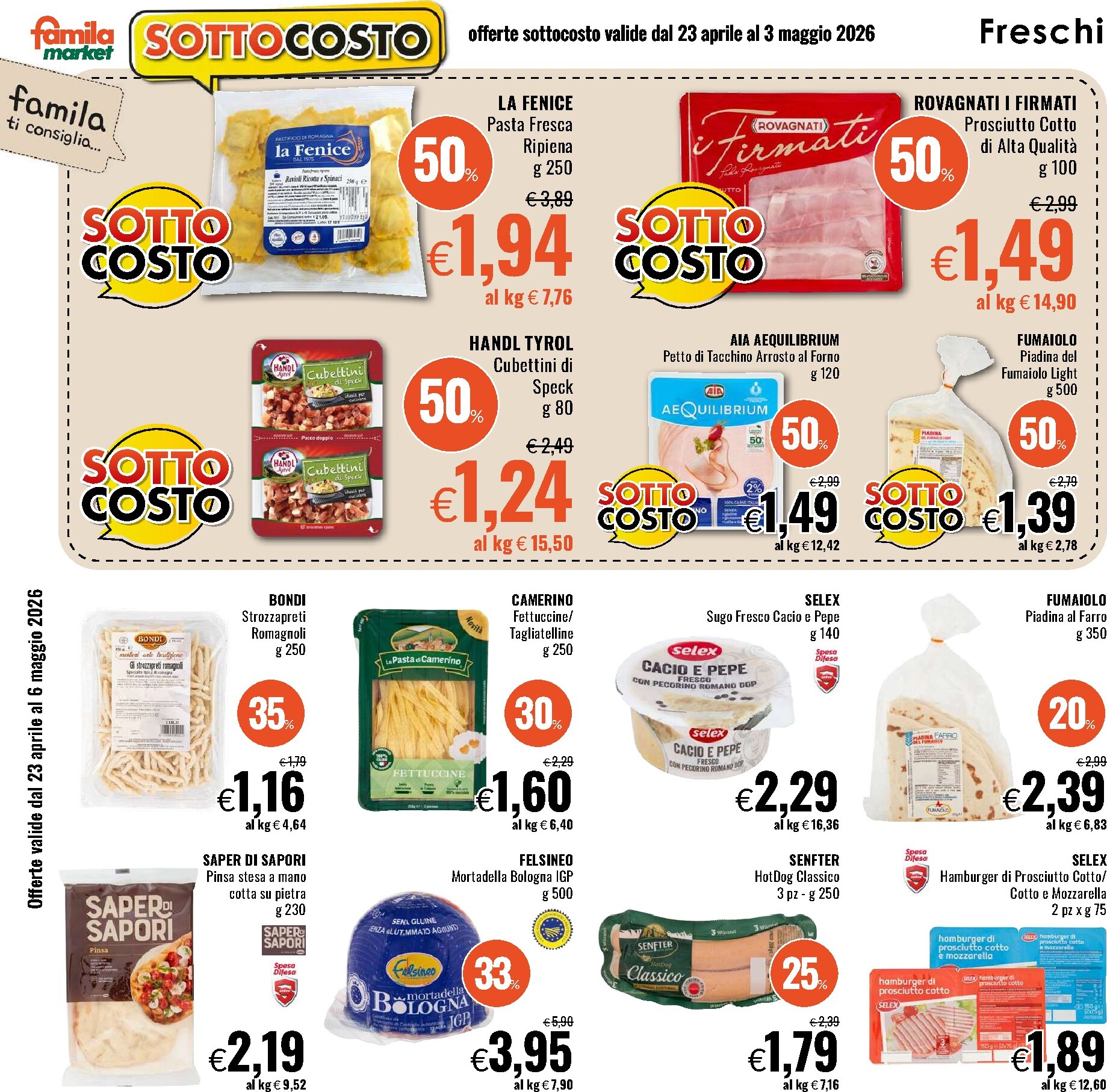 famila - Volantino futuro Famila market valido dal giovedì 23/04/2026 al mercoledì 06/05/2026 - page: 4
