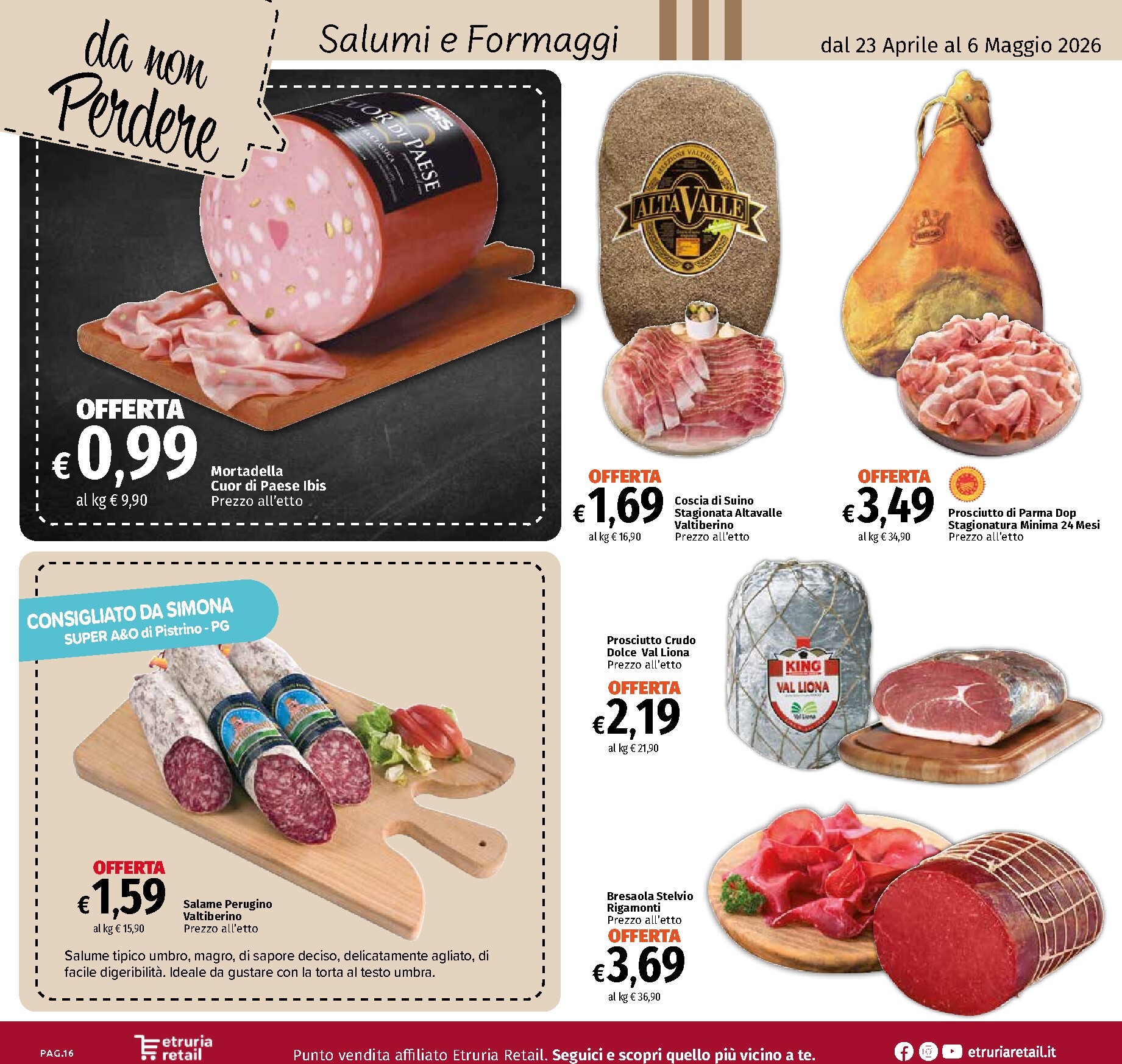 famila - Volantino attuale di Famila market - Sottocosto valido dal giovedì 23/04/2026 al mercoledì 06/05/2026 - page: 16