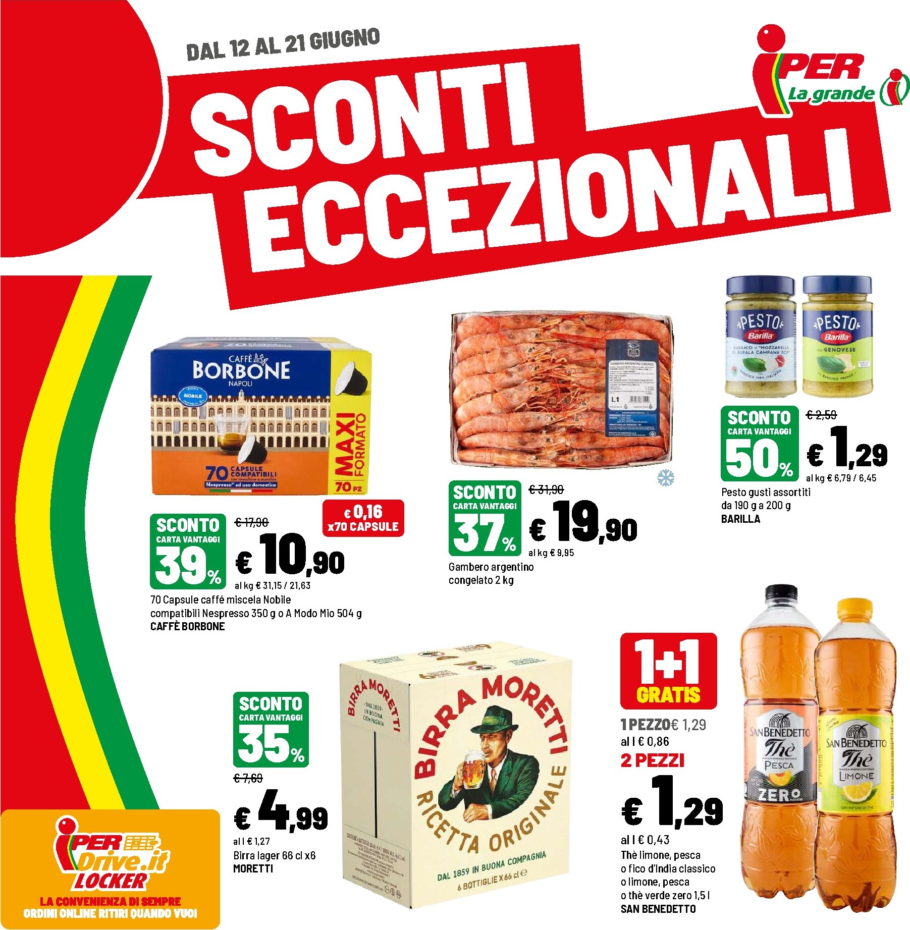 iper - Volantino attuale di Iper valido dal venerdì 12/06/2026 al domenica 21/06/2026
