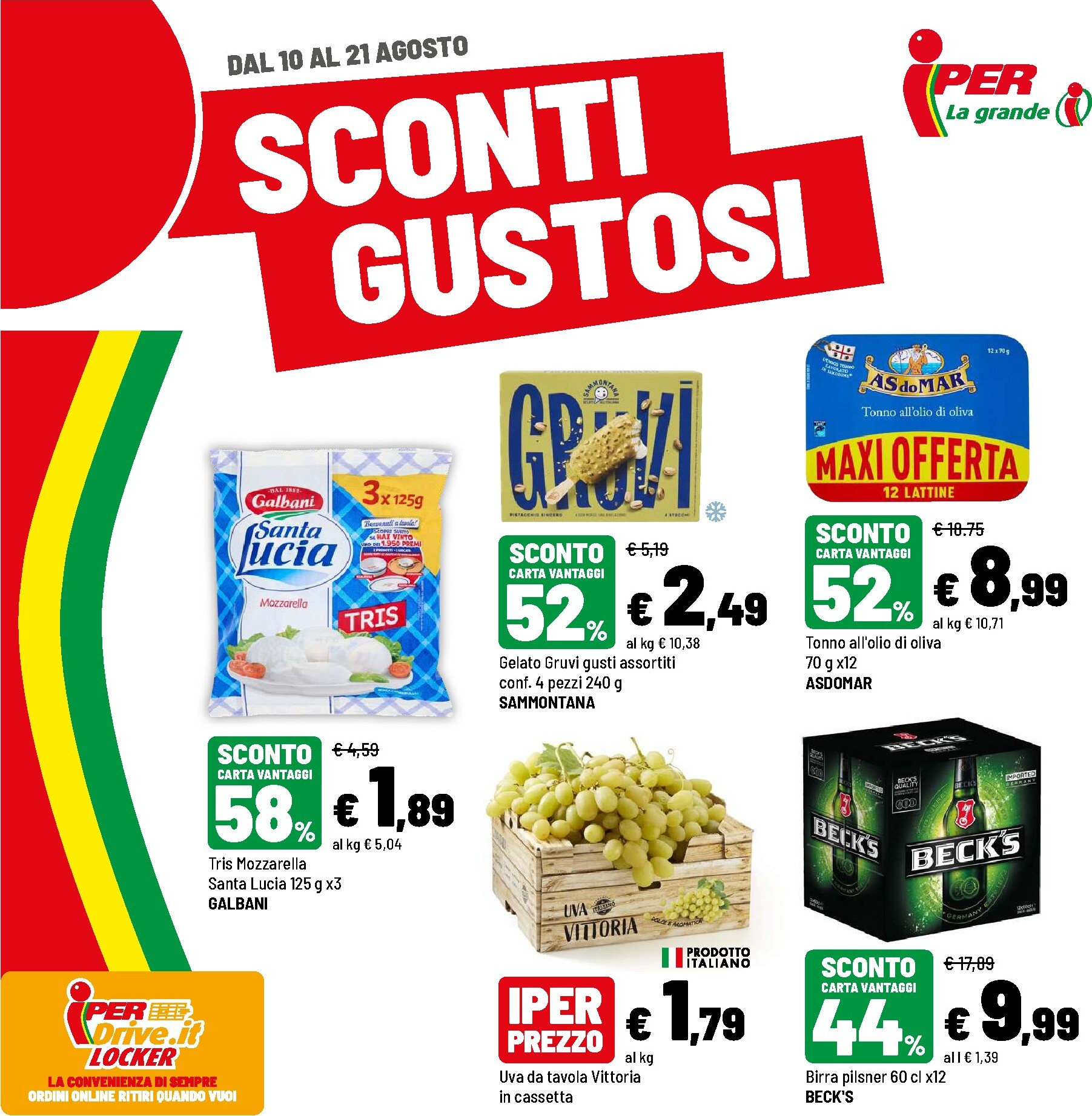 iper - Volantino attuale di Iper valido dal lunedì 10/08/2026 al venerdì 21/08/2026