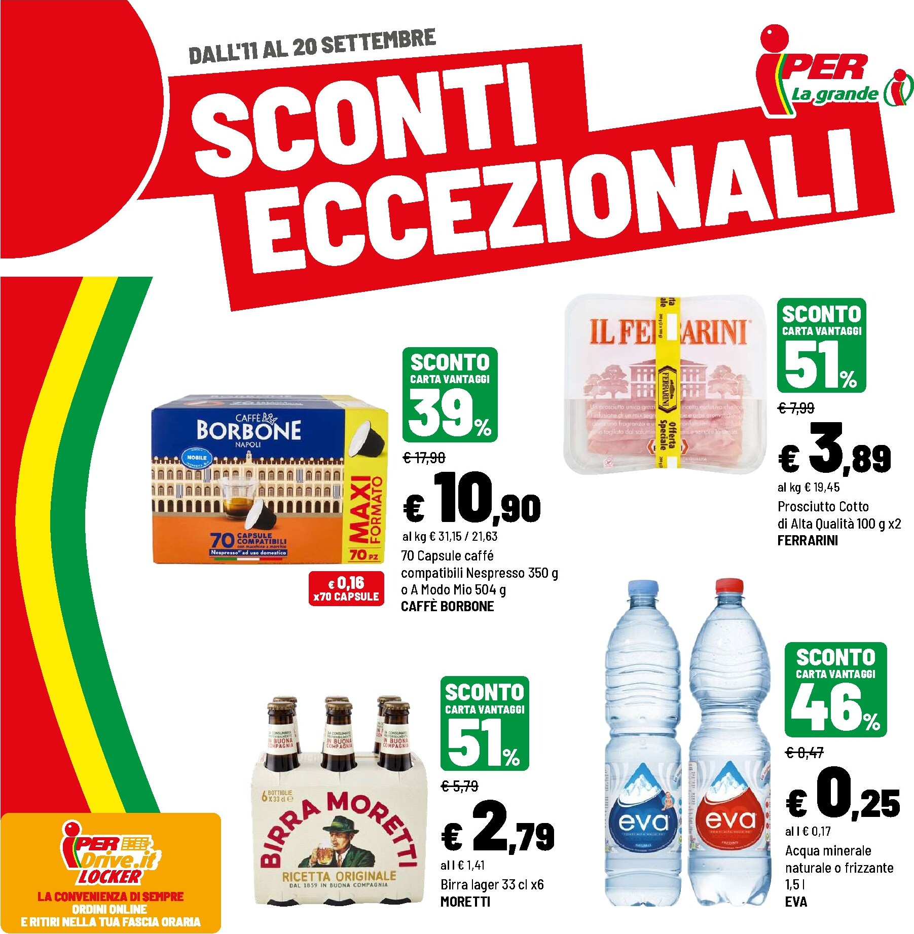 iper - Volantino attuale di Iper valido dal venerdì 11/09/2026 al domenica 20/09/2026