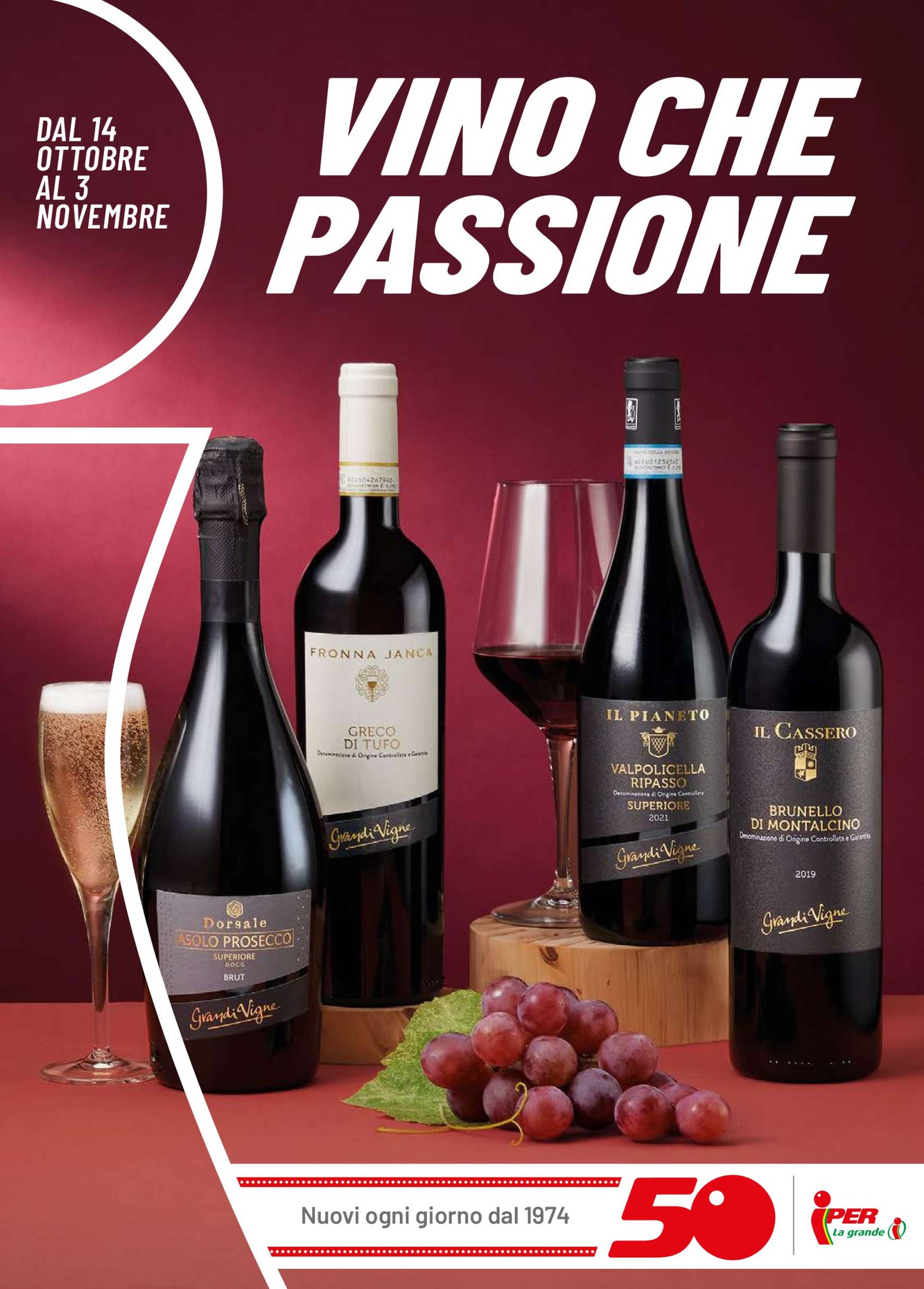 iper - Volantino Iper - Vino che Passione valido dal 14.10. al 03.11.