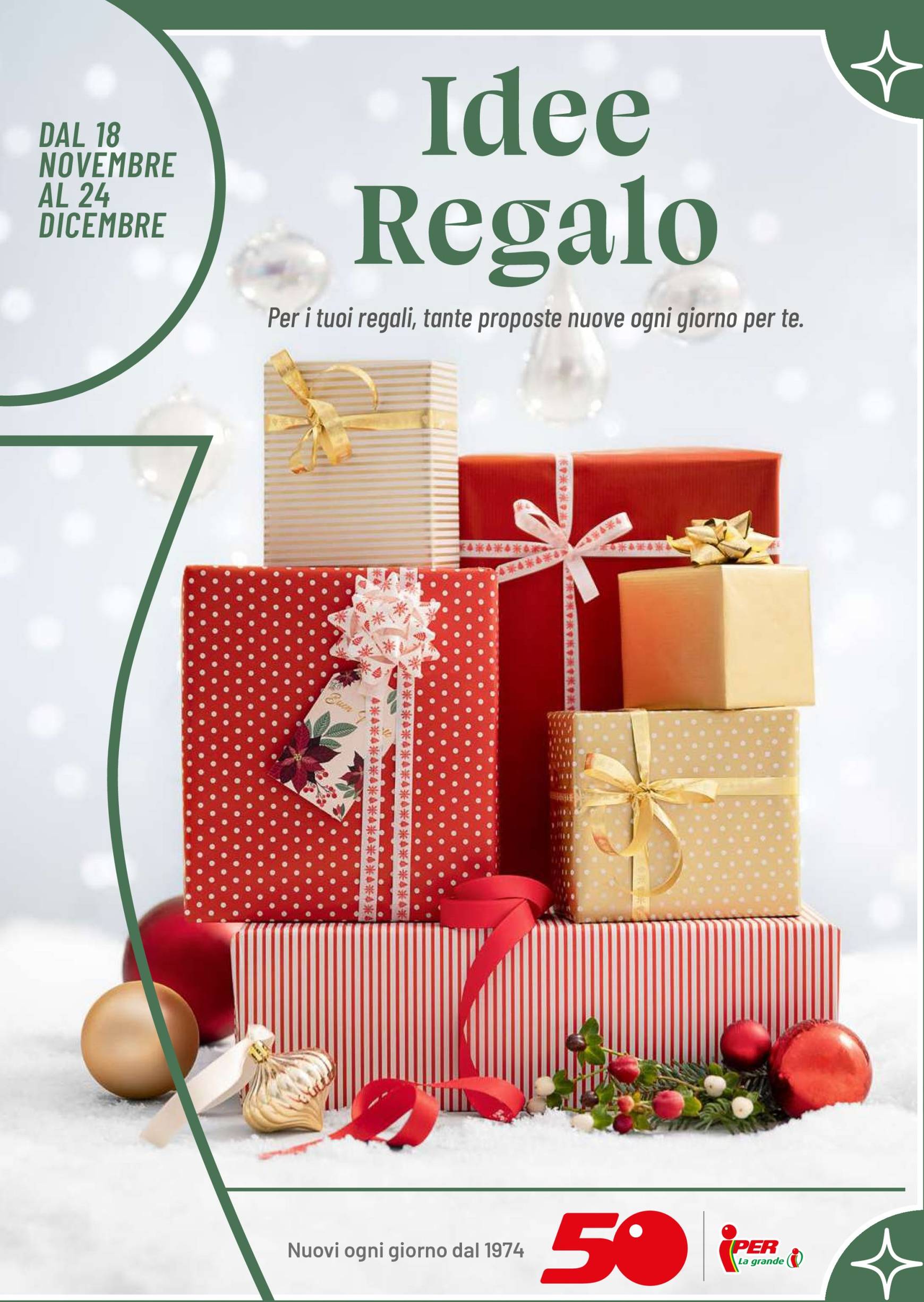 iper - Volantino Iper - Idee Regalo valido dal 18.11. al 24.12.