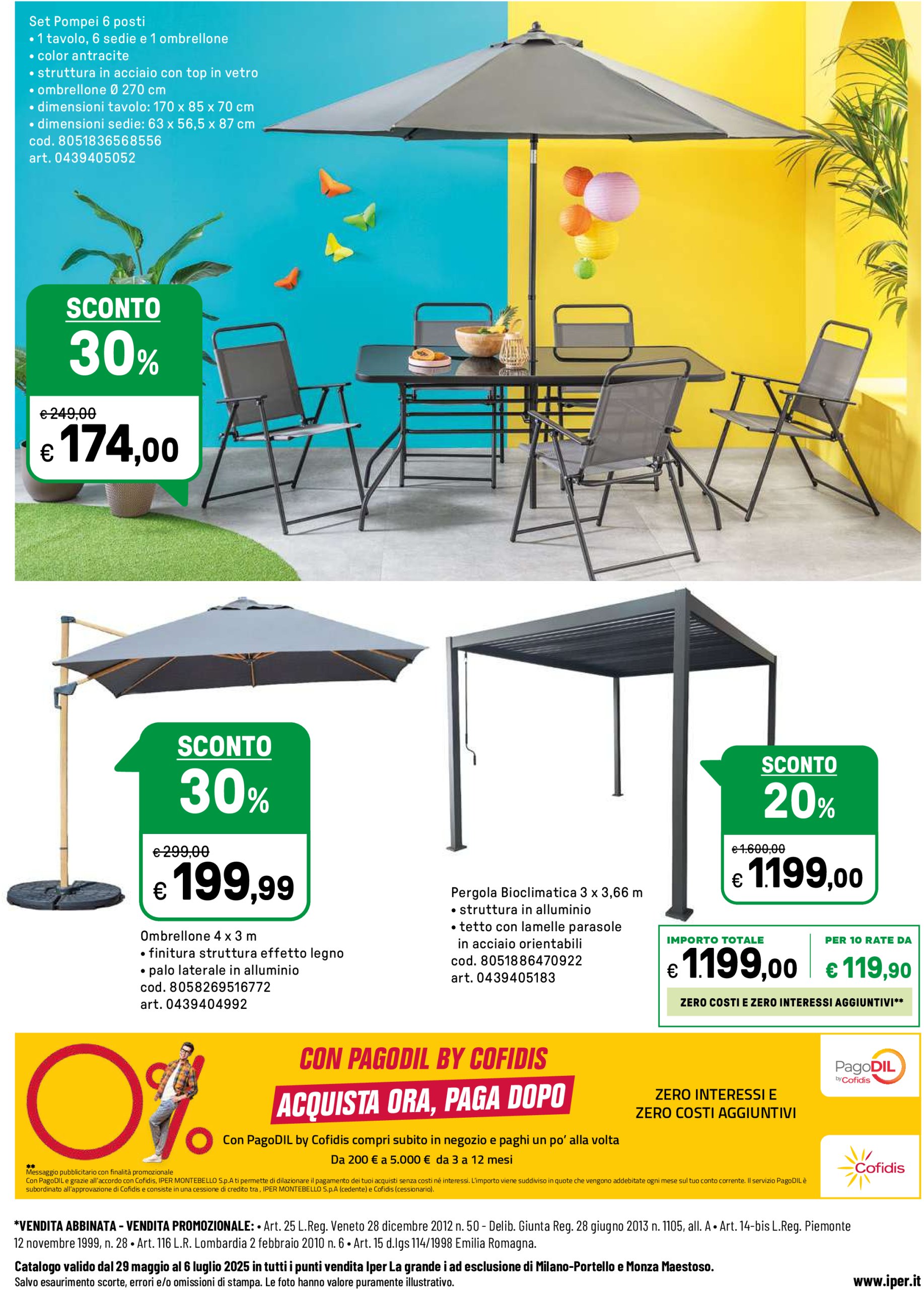 iper - Volantino Iper - Arredo Giardino valido dal 29/05 al 06/07 - page: 20