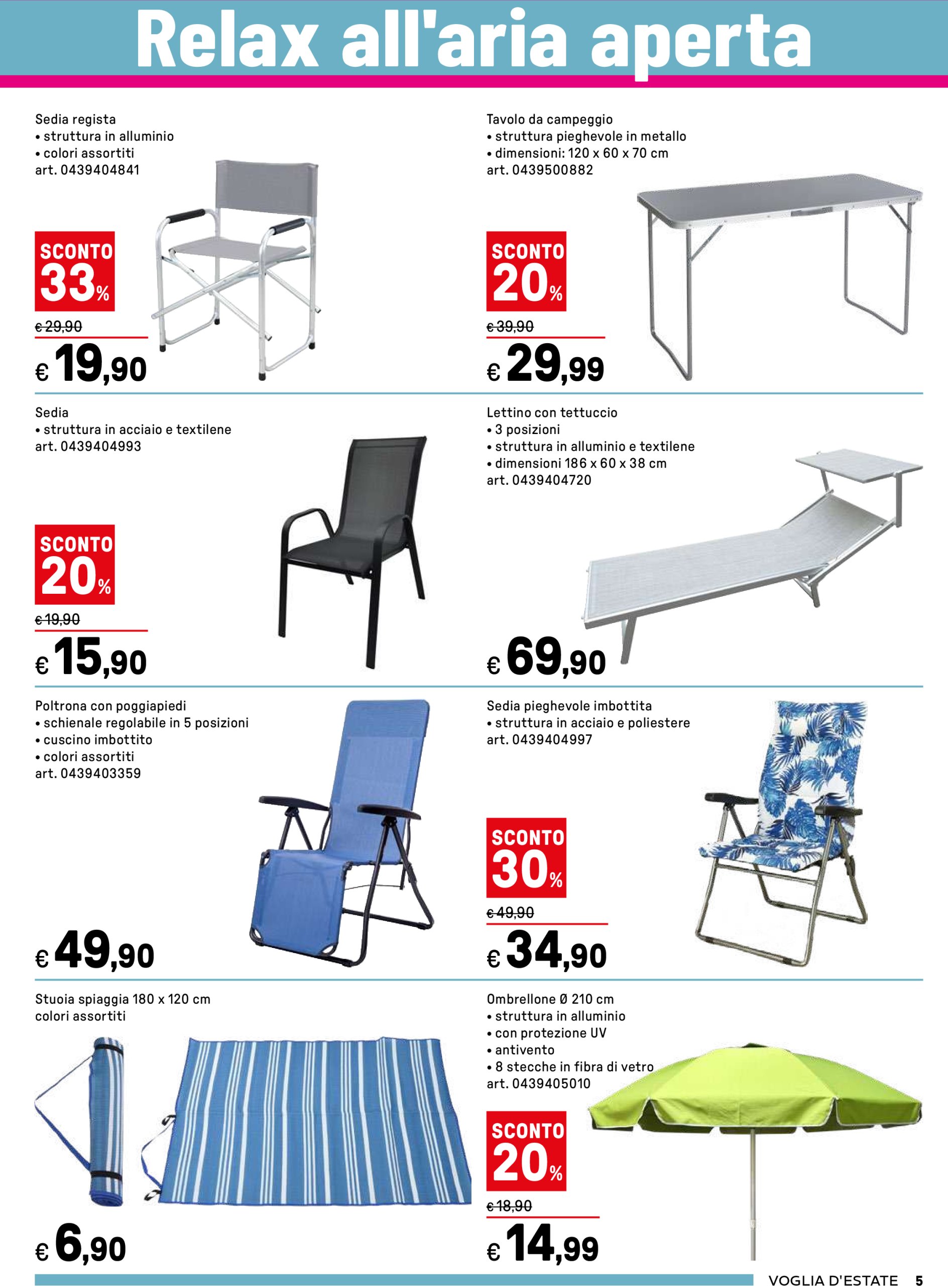 iper - Volantino Iper - Vogla D´Estate valido dal 26/05 al 20/07 - page: 5