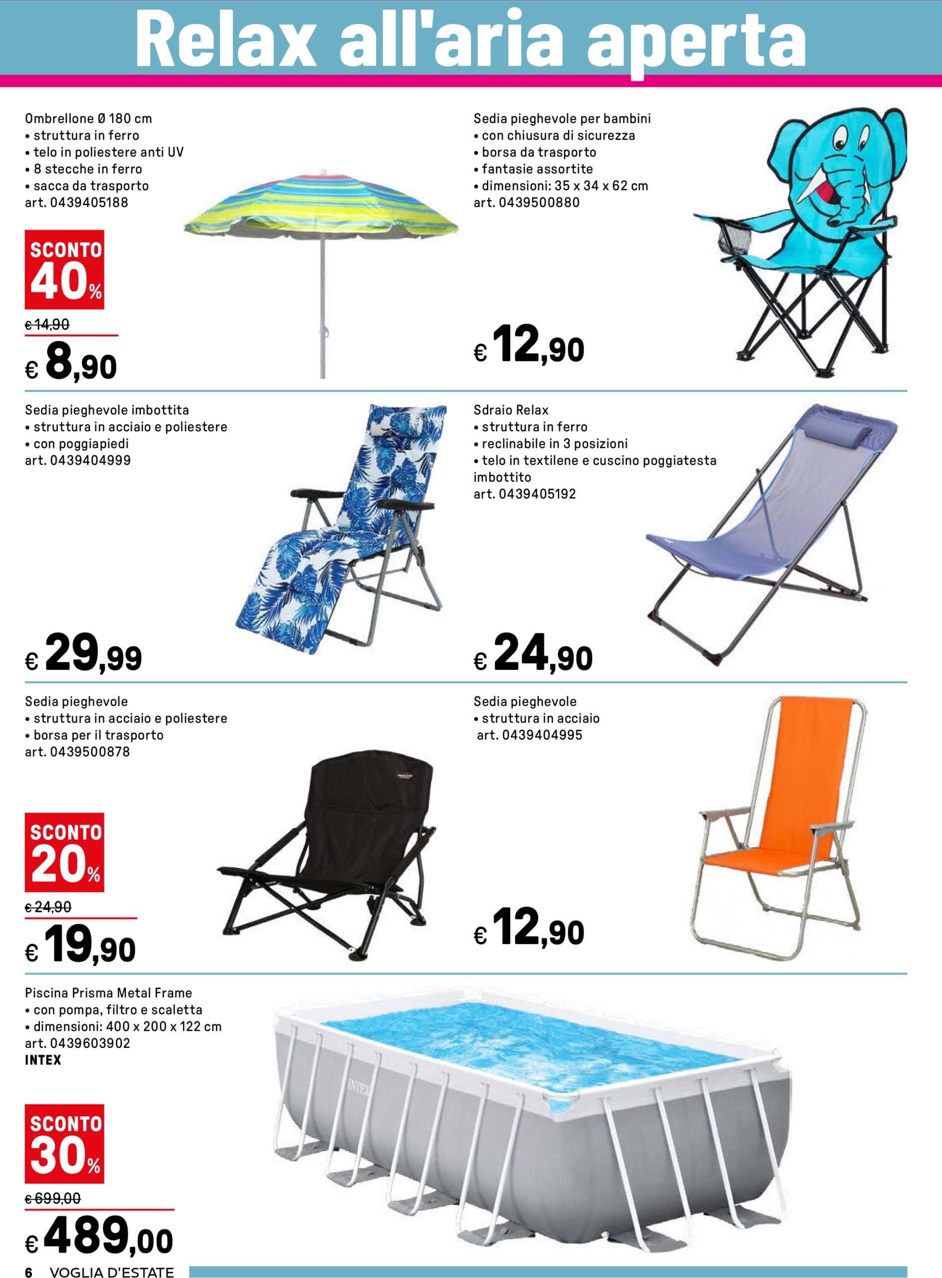 iper - Volantino Iper - Vogla D´Estate valido dal 26/05 al 20/07 - page: 6