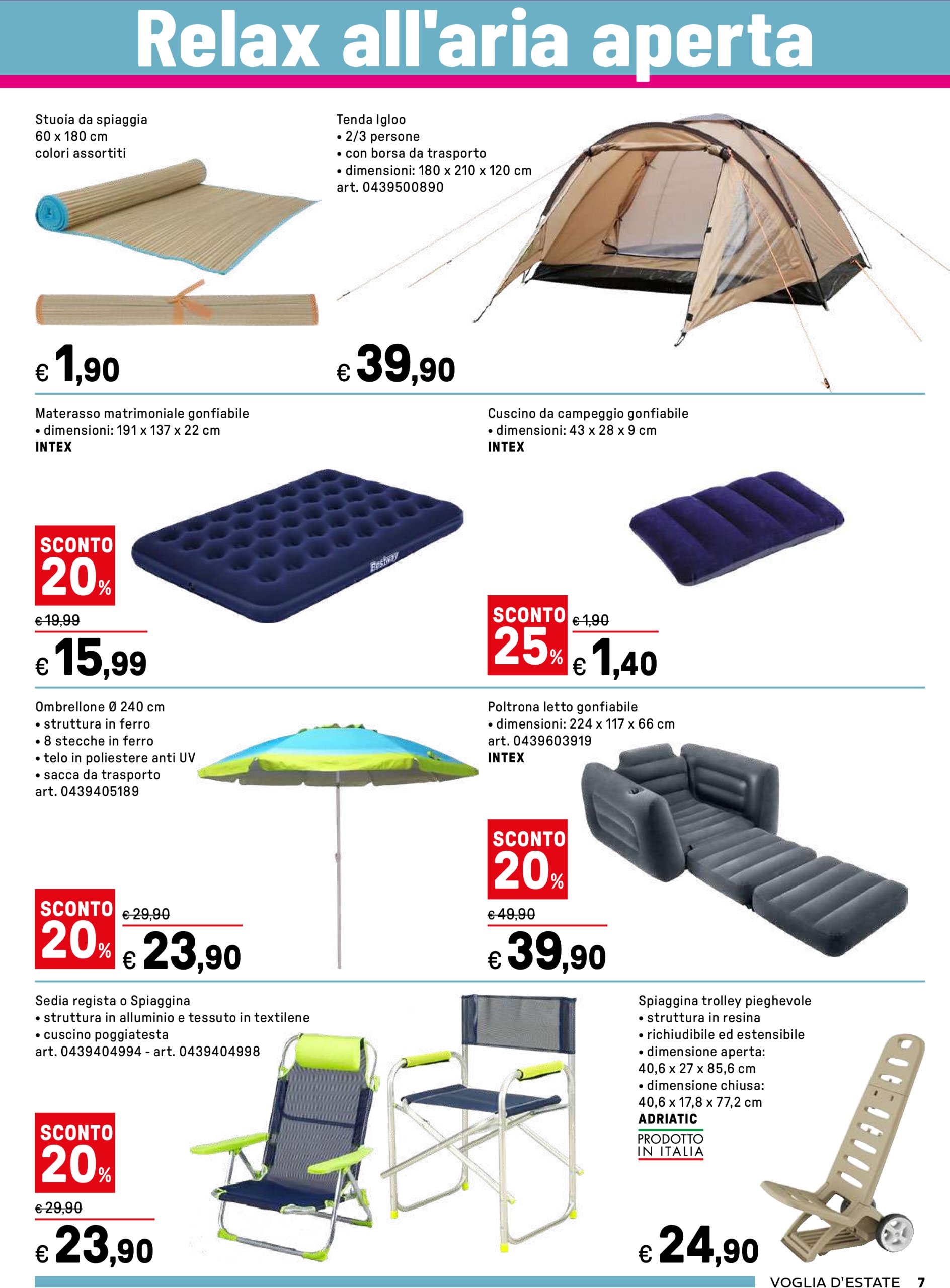 iper - Volantino Iper - Vogla D´Estate valido dal 26/05 al 20/07 - page: 7
