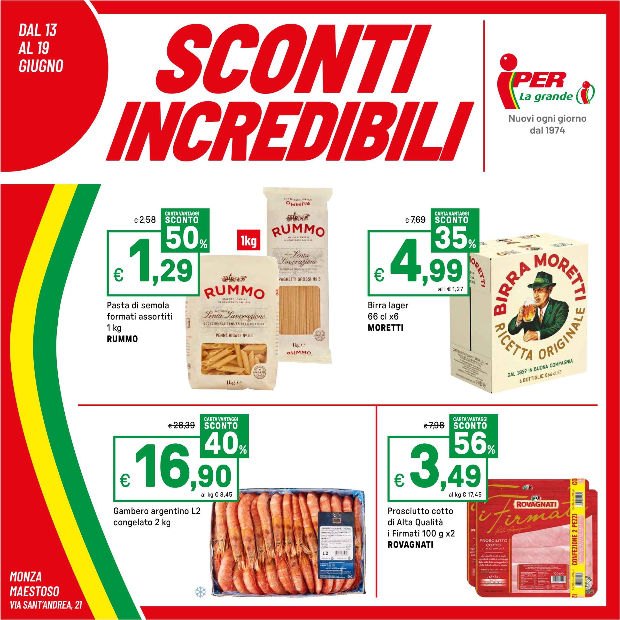 iper - Volantino Iper valido dal 13/06 al 19/06 - page: 1