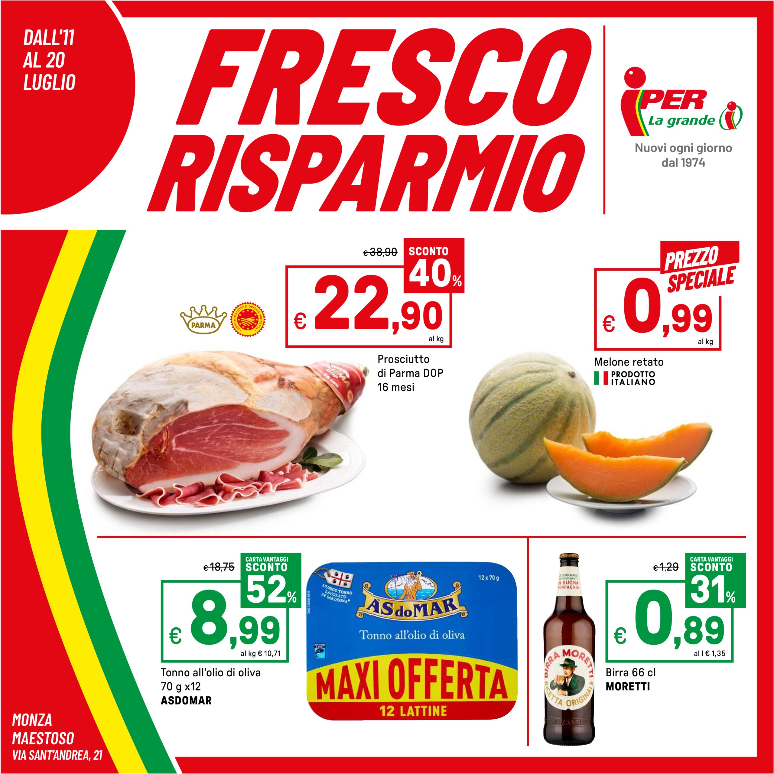 iper - Volantino Iper valido dal 11/07 al 20/07