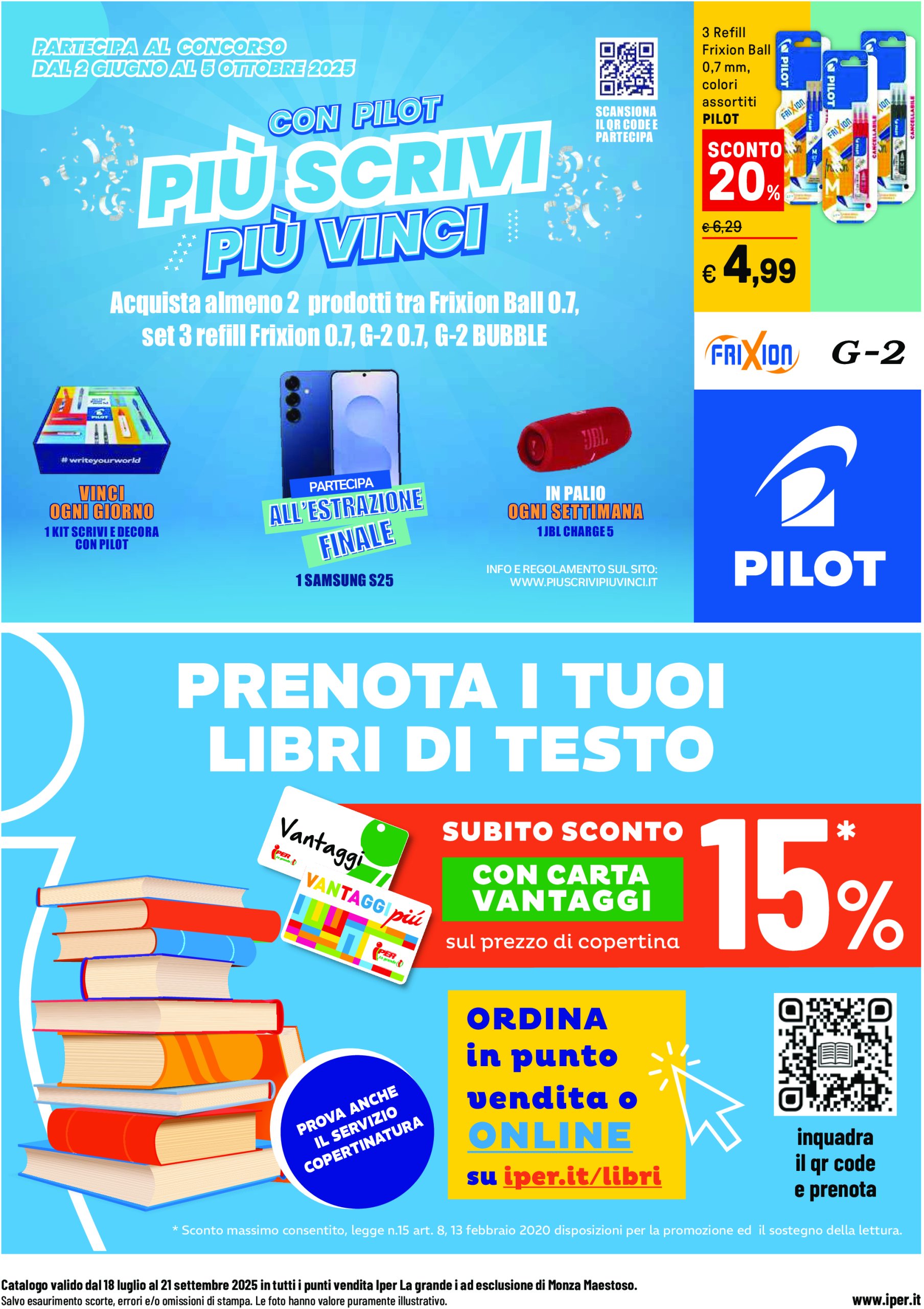 iper - Volantino Iper - Scuola valido dal 18/07 al 21/09 - page: 20
