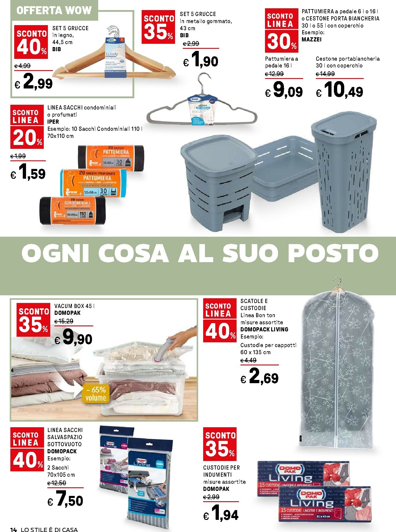 iper - Volantino Iper - Lo stilee di casa valido dal 13/10 al 09/11 - page: 14