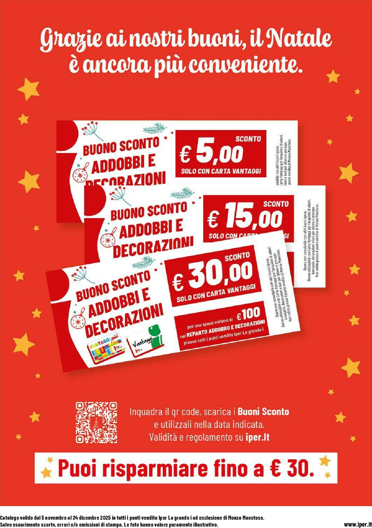 iper - Volantino Iper - Decori di Natale valido dal 05/11 al 24/12 - page: 16