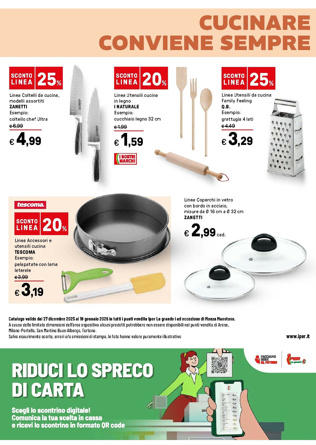 iper - Volantino Iper - Fiera del Bianco valido dal 27/12 al 18/01 - page: 20