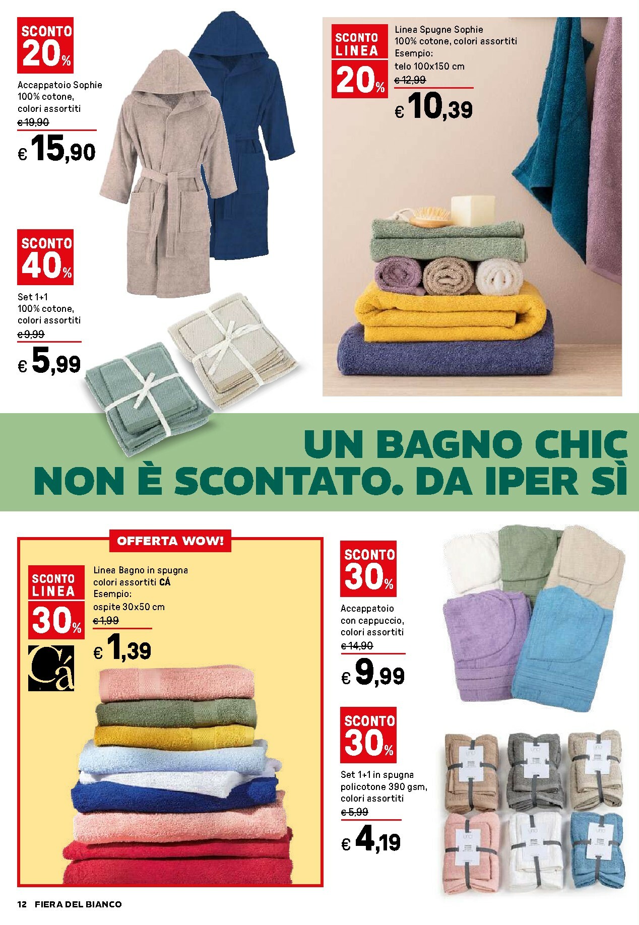 iper - Volantino Iper - Fiera del Bianco valido dal 27/12 al 18/01 - page: 12