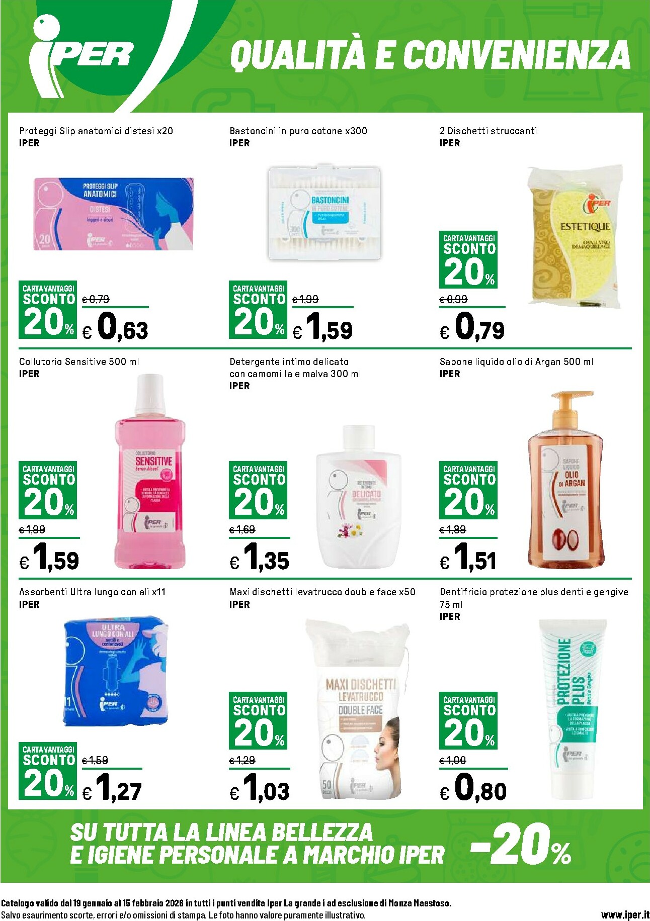 iper - Volantino Iper - Segreti di Bellezza valido dal 19/01 al 15/02 - page: 20