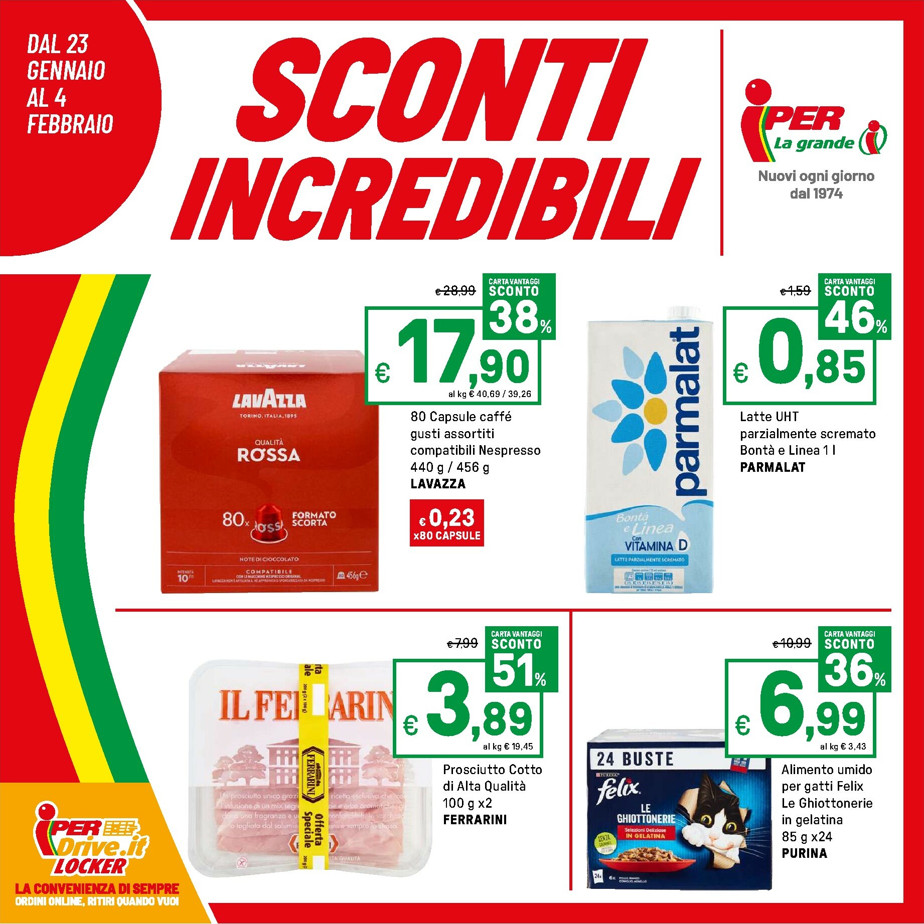 iper - Volantino Iper valido dal 23/01 al 04/02 - page: 1