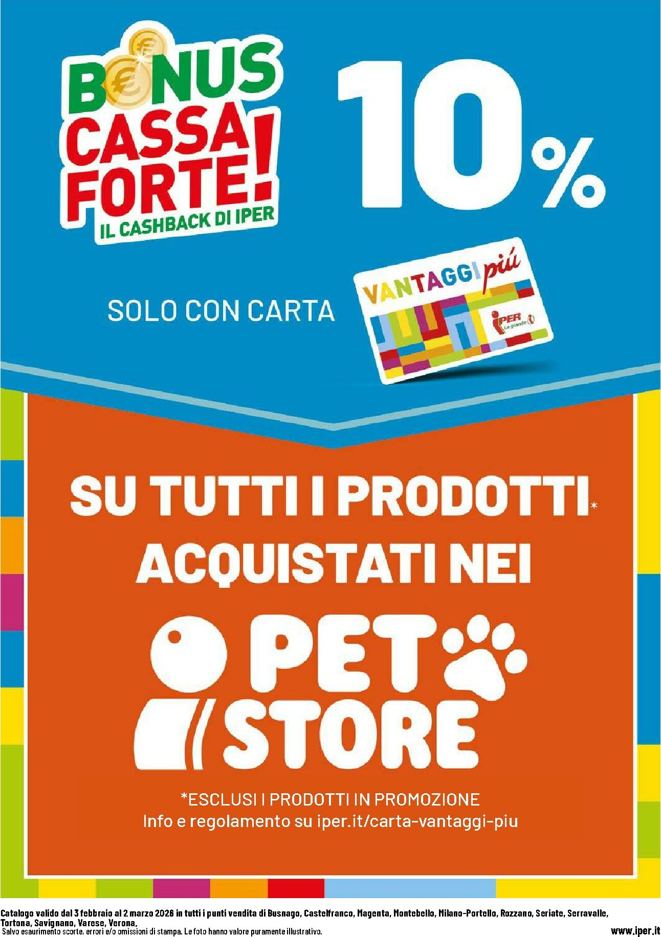 iper - Volantino Iper - Pet Store valido dal 03/02/2026 al 02/03/2026 - page: 8
