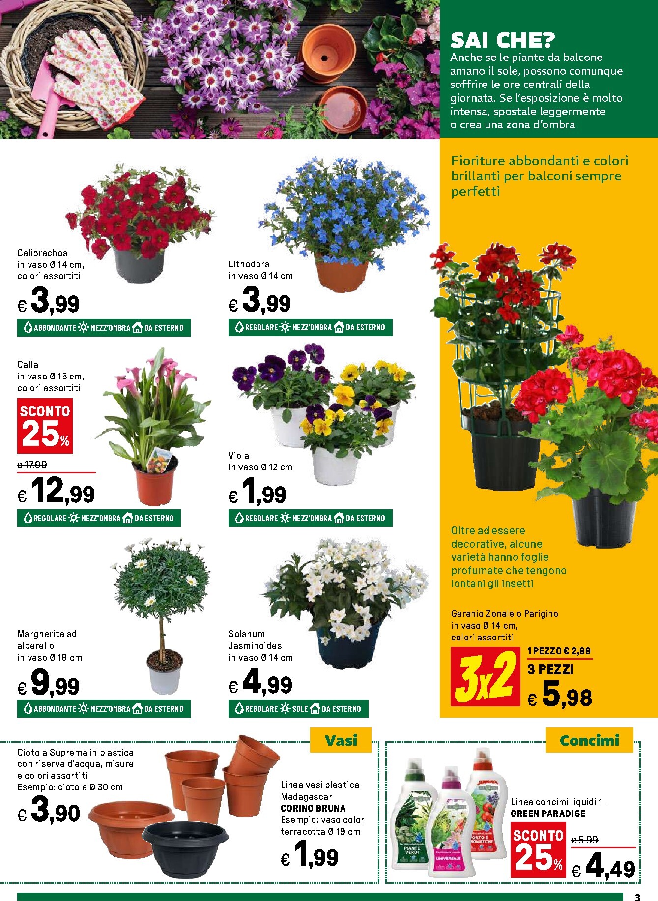 iper - Volantino Iper - Giardino in fiore valido dal 16/03/2026 al 12/04/2026 - page: 3