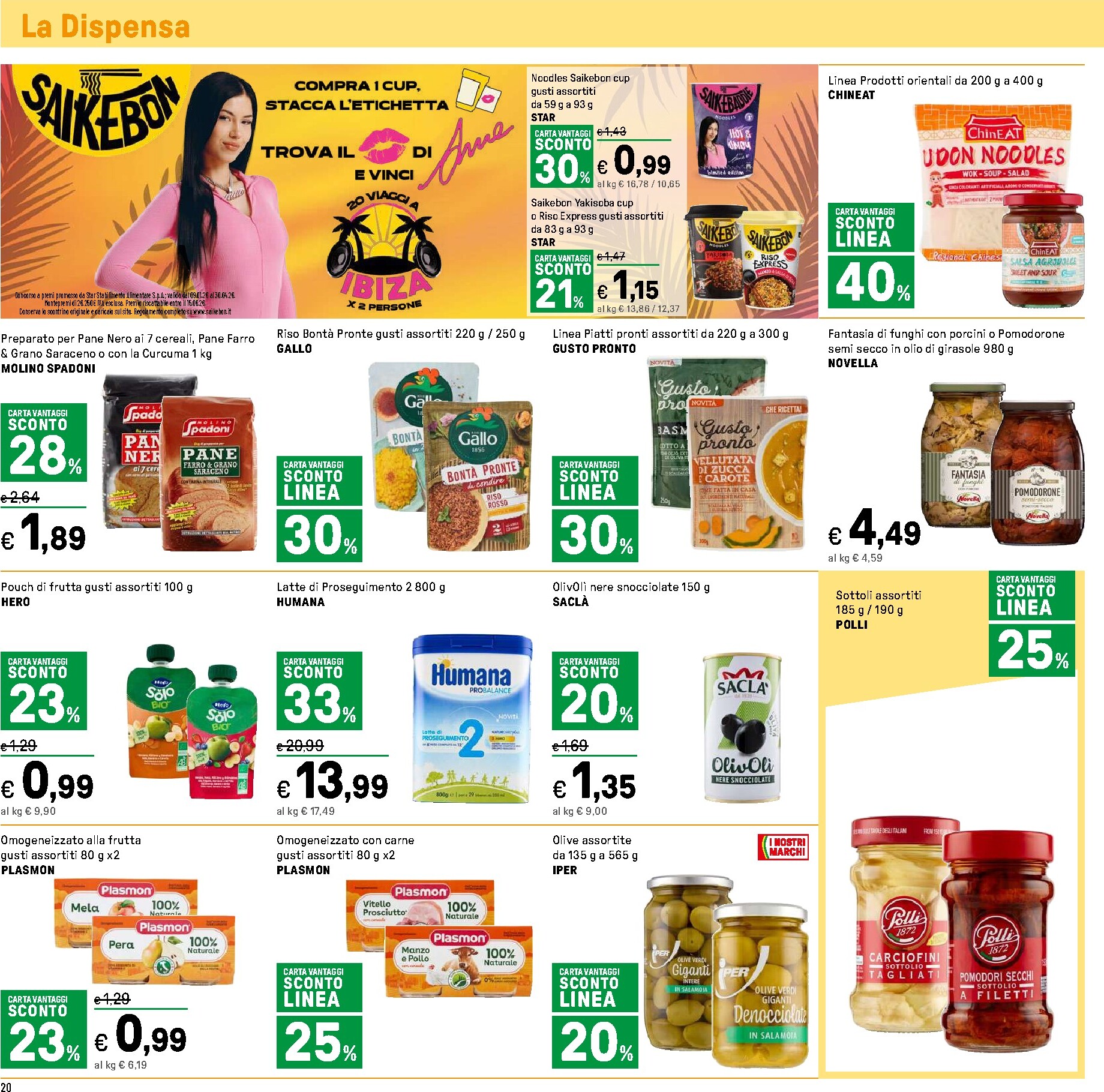 iper - Volantino attuale di Iper valido dal giovedì 16/04/2026 al domenica 26/04/2026 - page: 20