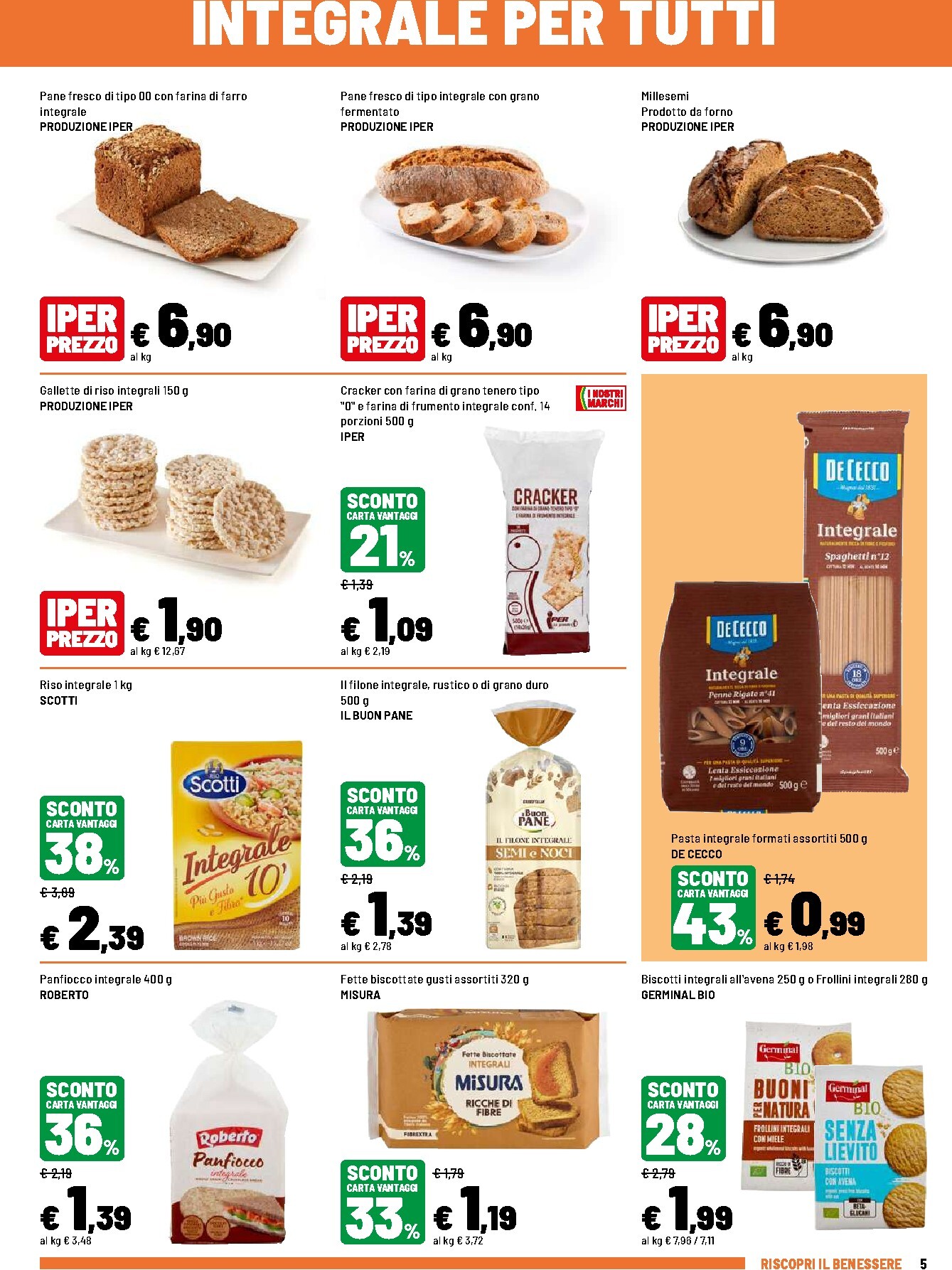 iper - Volantino attuale di Iper - Scegli Biologico valido dal giovedì 16/04/2026 al domenica 26/04/2026 - page: 5