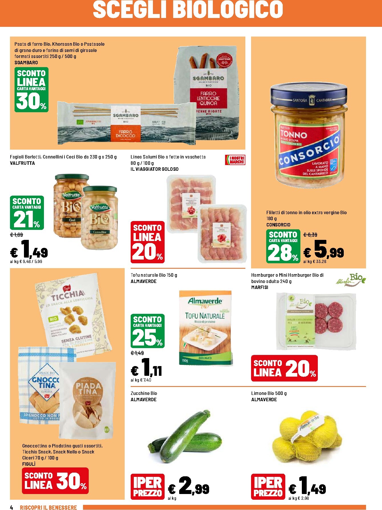 iper - Volantino attuale di Iper - Scegli Biologico valido dal giovedì 16/04/2026 al domenica 26/04/2026 - page: 4