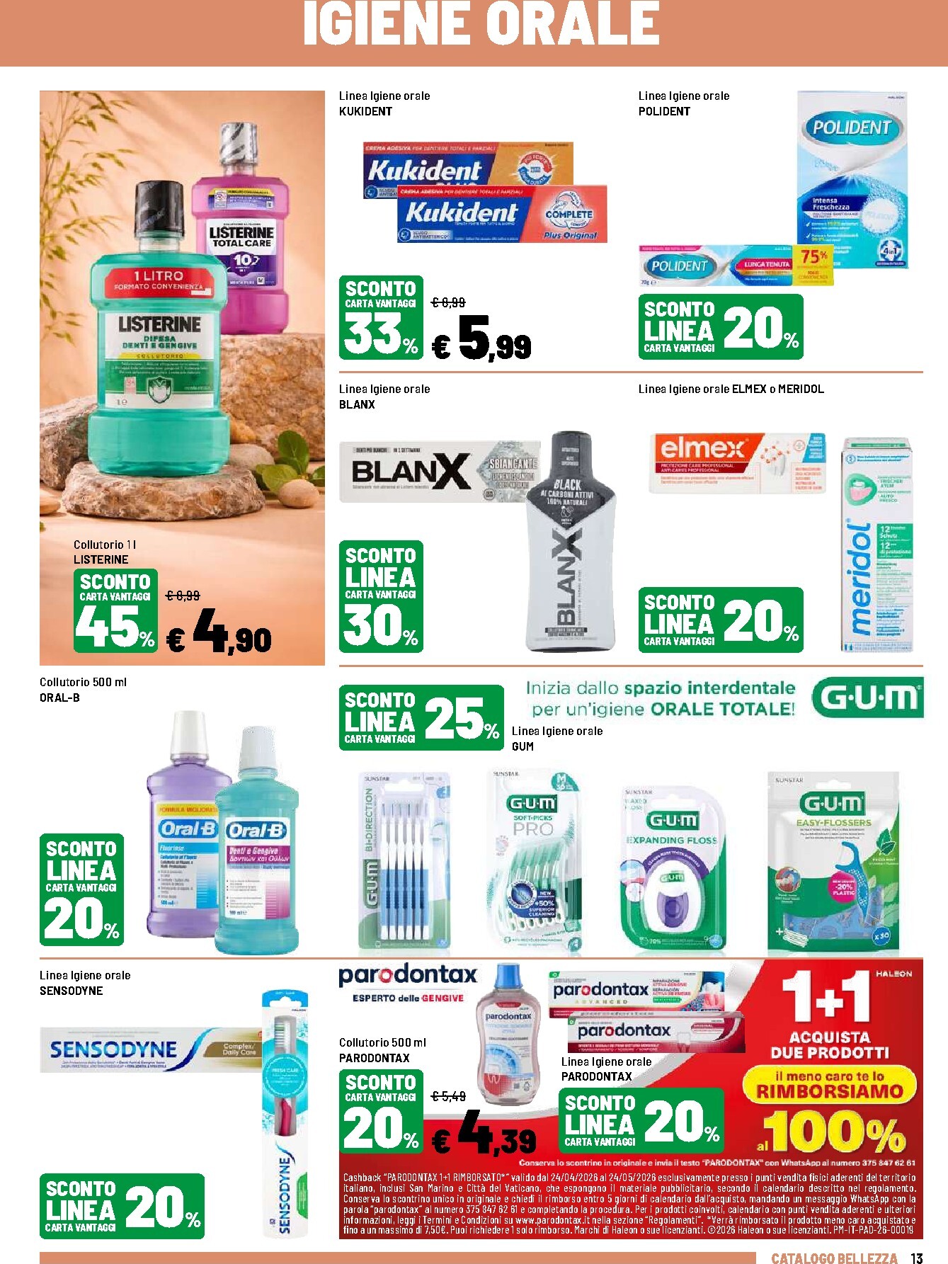 iper - Volantino Iper - Segreti di Bellezza per la prossima settimana dal lunedì 27/04/2026 al domenica 24/05/2026 - page: 13
