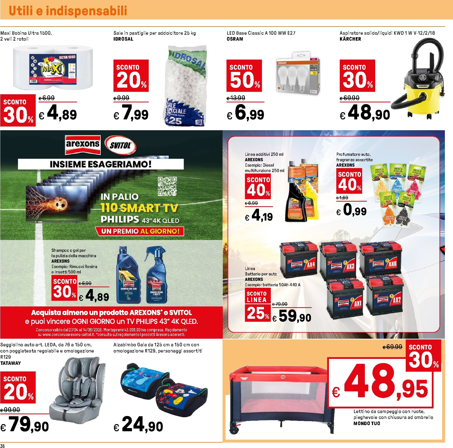 iper - Volantino attuale di Iper valido dal giovedì 30/04/2026 al domenica 10/05/2026 - page: 36