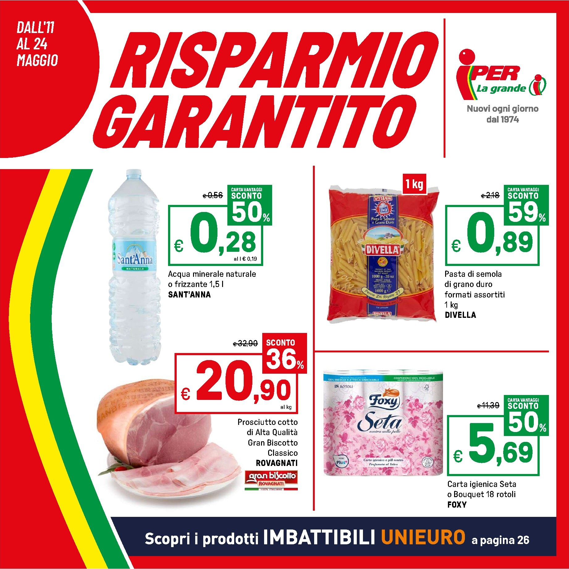iper - Volantino attuale di Iper valido dal lunedì 11/05/2026 al domenica 24/05/2026 - page: 1