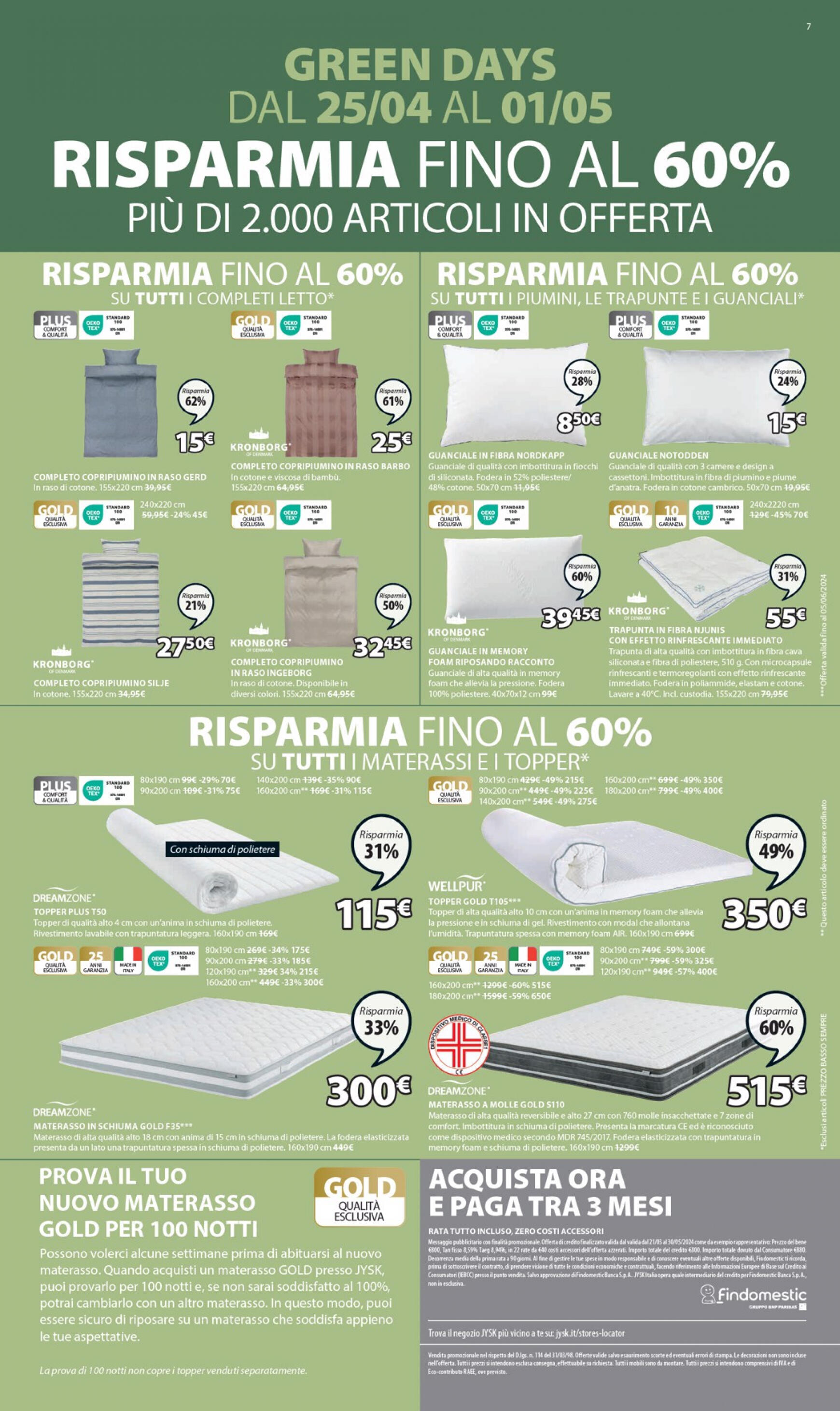 jysk - Nuovo volantino JYSK - Grandi offerte 25.04. - 01.05. - page: 7