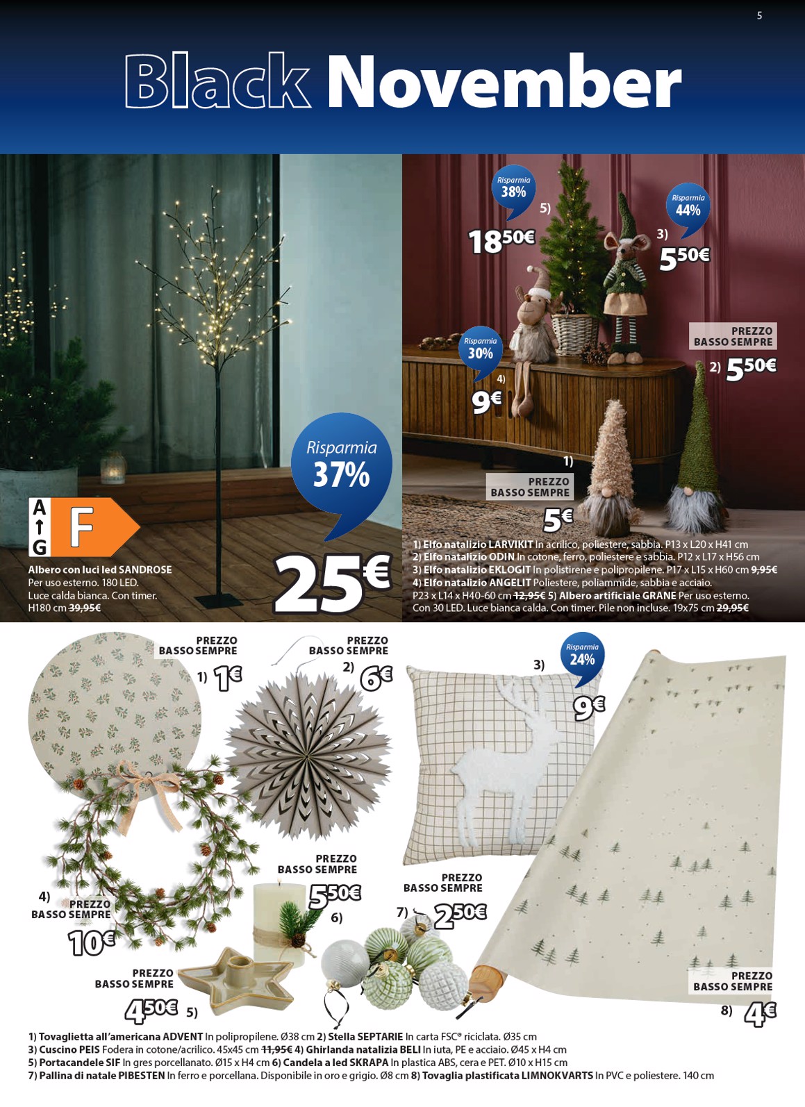 jysk - Volantino JYSK - Grandi offerte valido dal 06/11 al 30/11 - page: 5